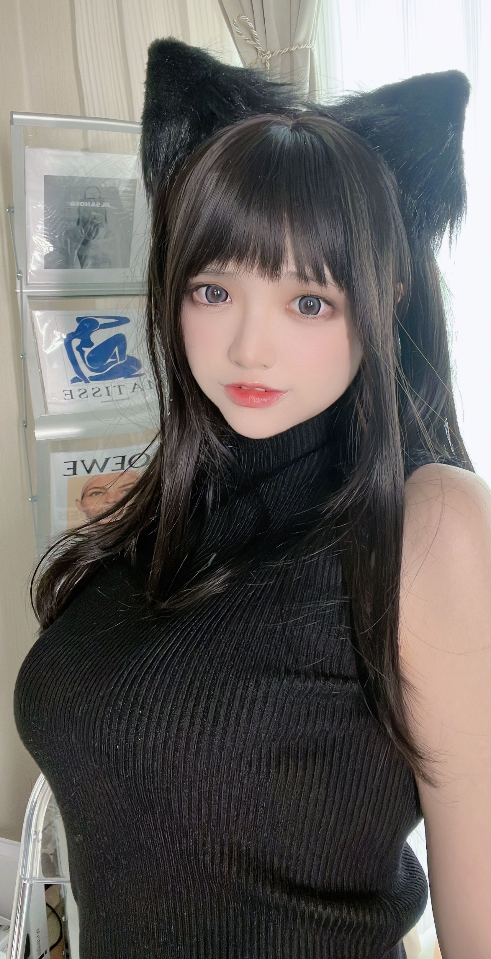 疯猫SS-黑毛衣