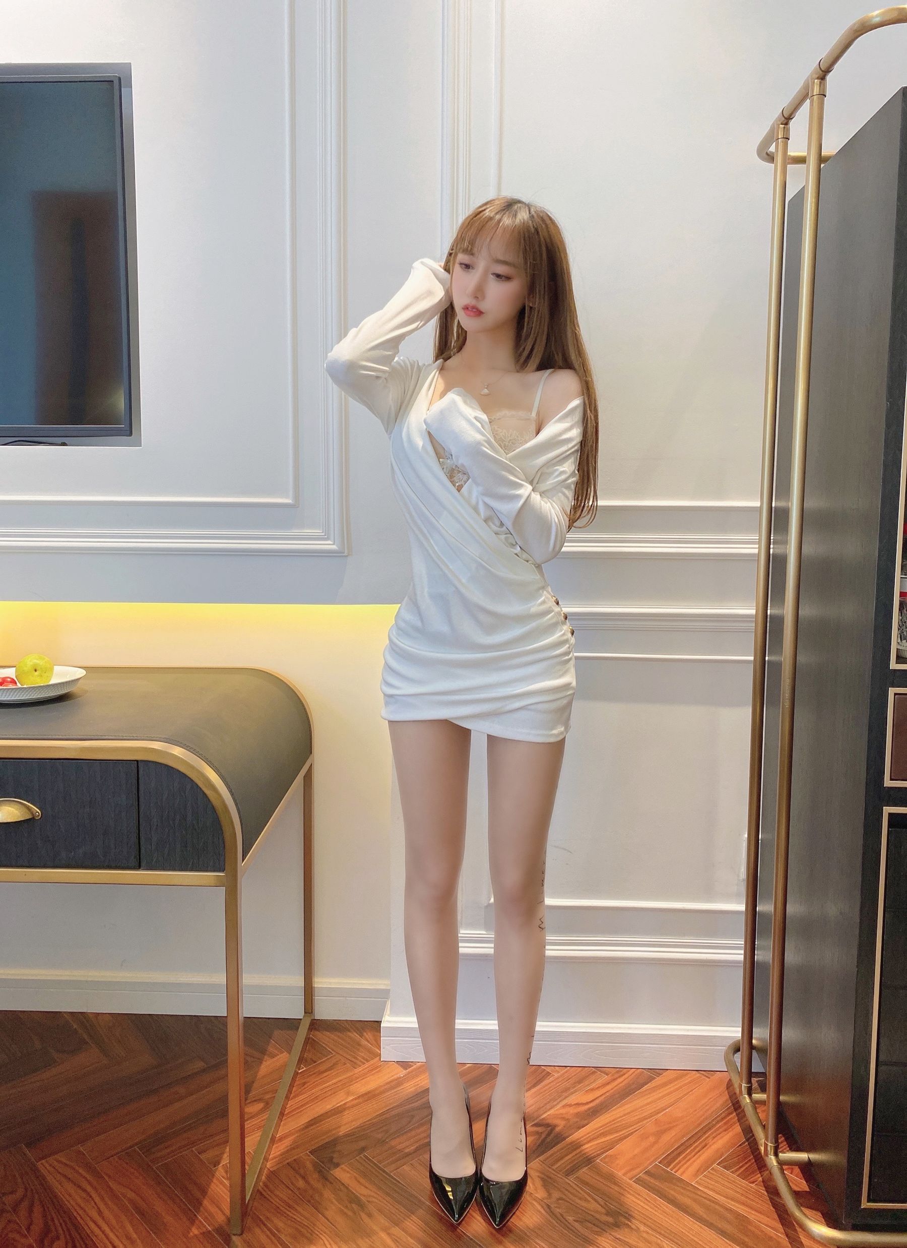 过期米线线喵 肉丝袜美腿写真