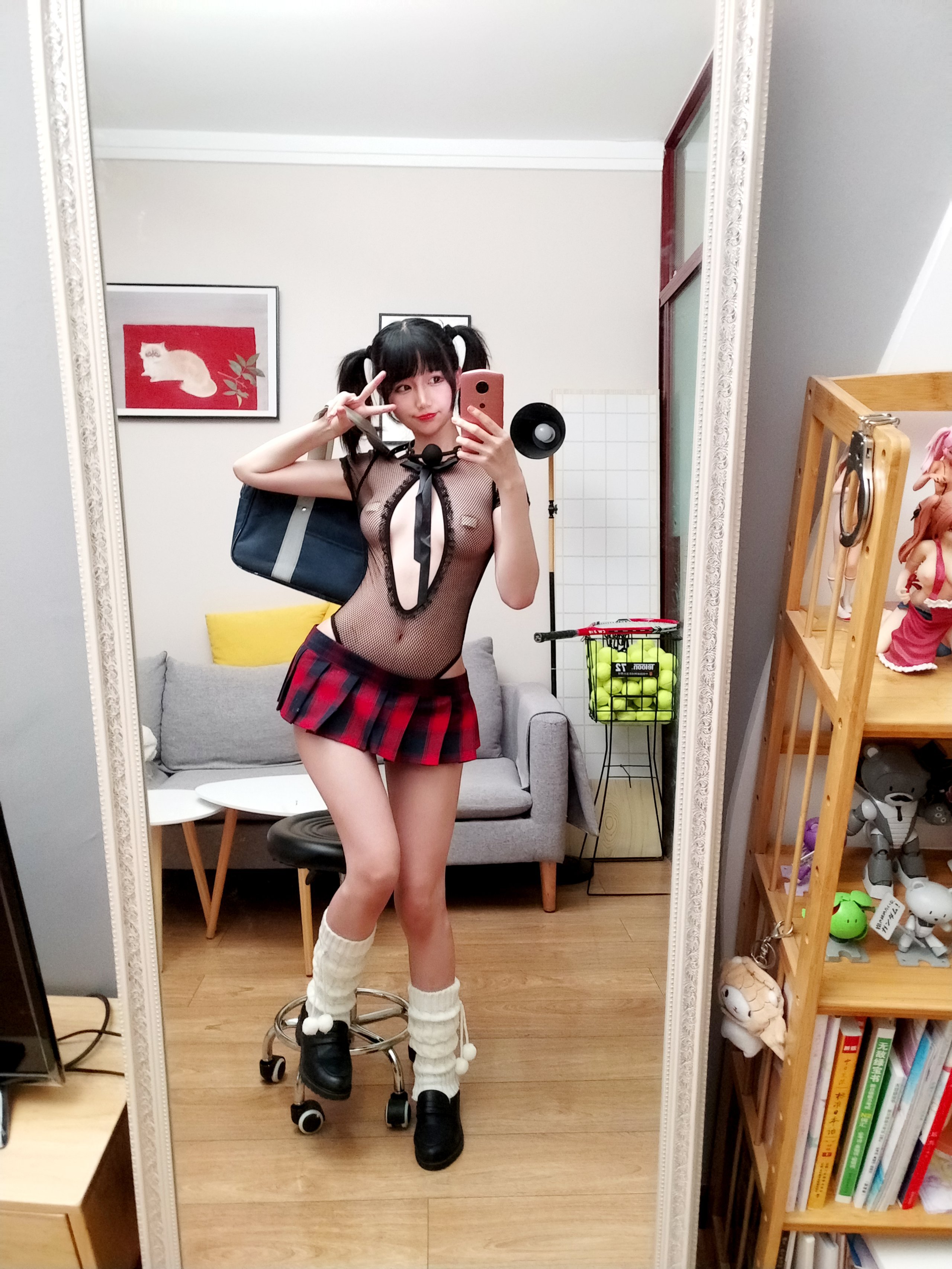 Nagisa魔物喵] 괴롭히는 불량 소녀