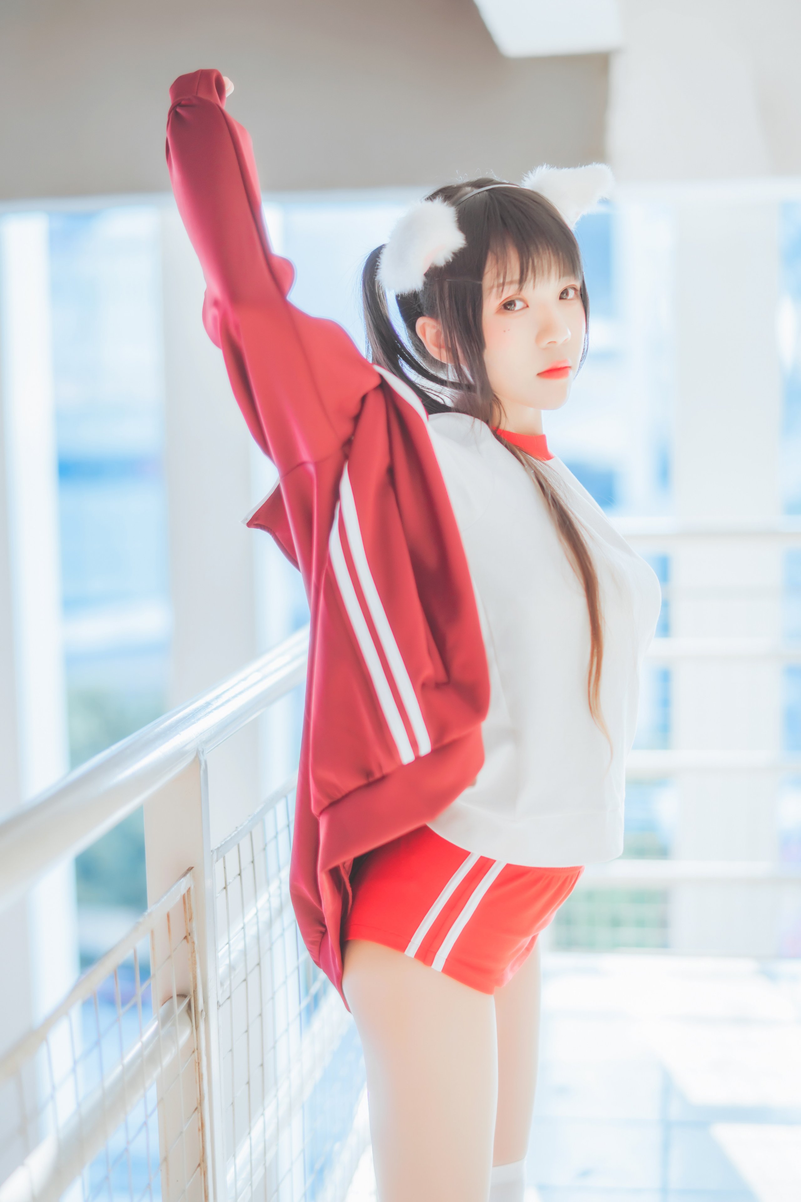 Yingtao Meow - Red Gymnastics Uniform
