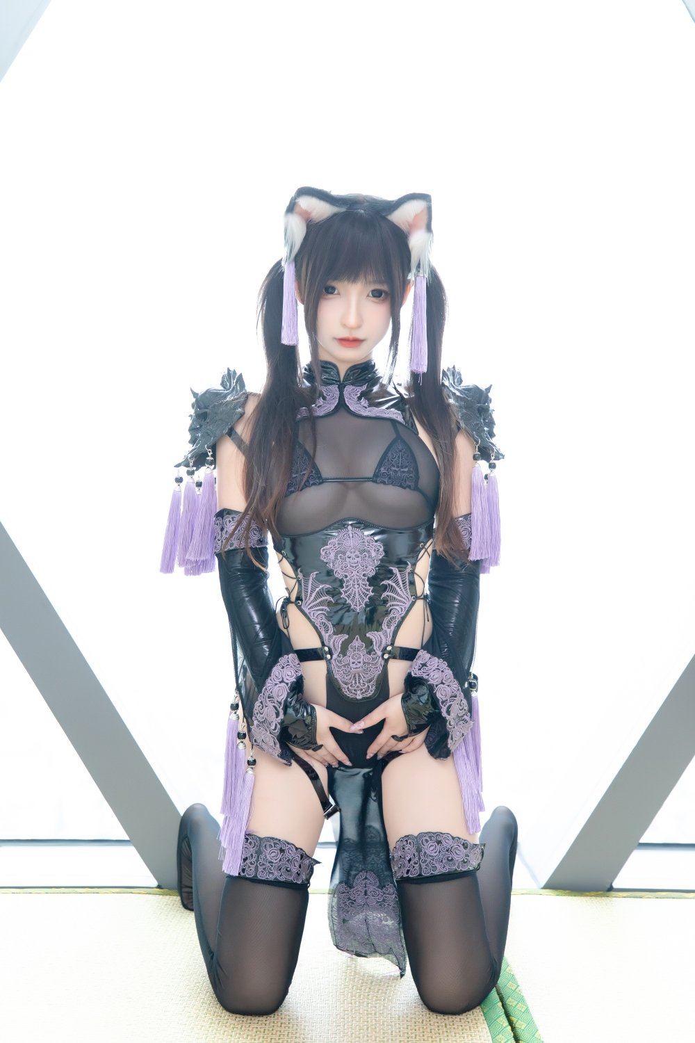 Kagurazaka Mafuyu — Nữ mèo qipao