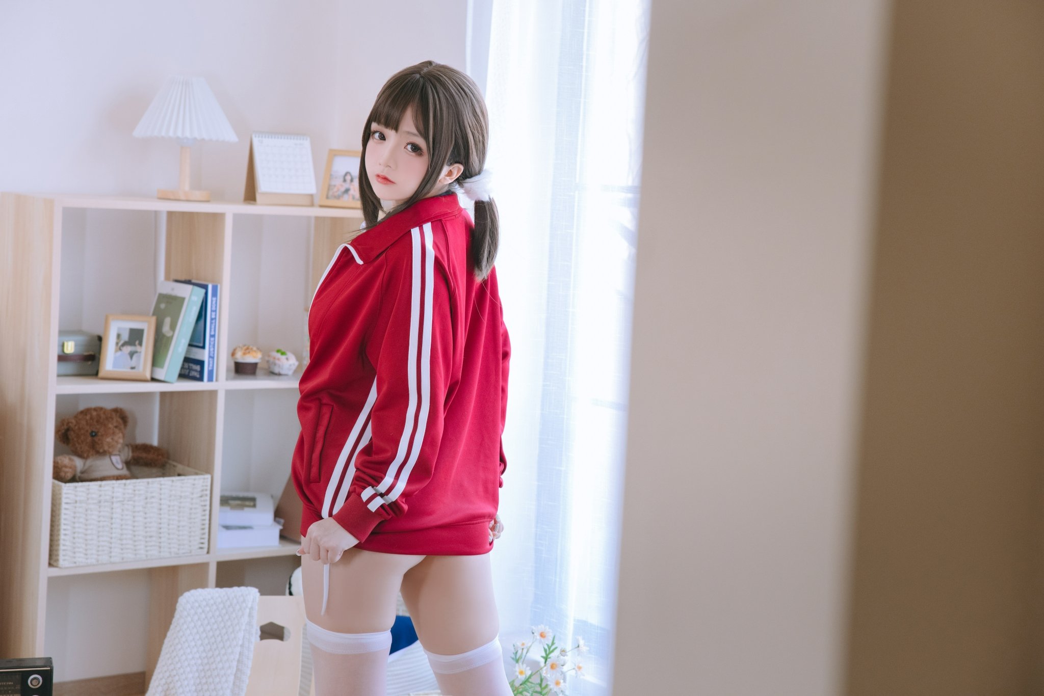 Rina Jiao Vol.055 Vải lưới áo tắm trường học