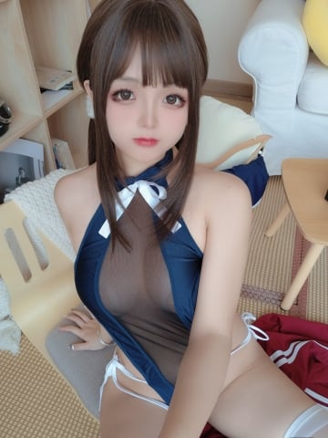 日奈嬌 Vol.055 メッシュスクール水着