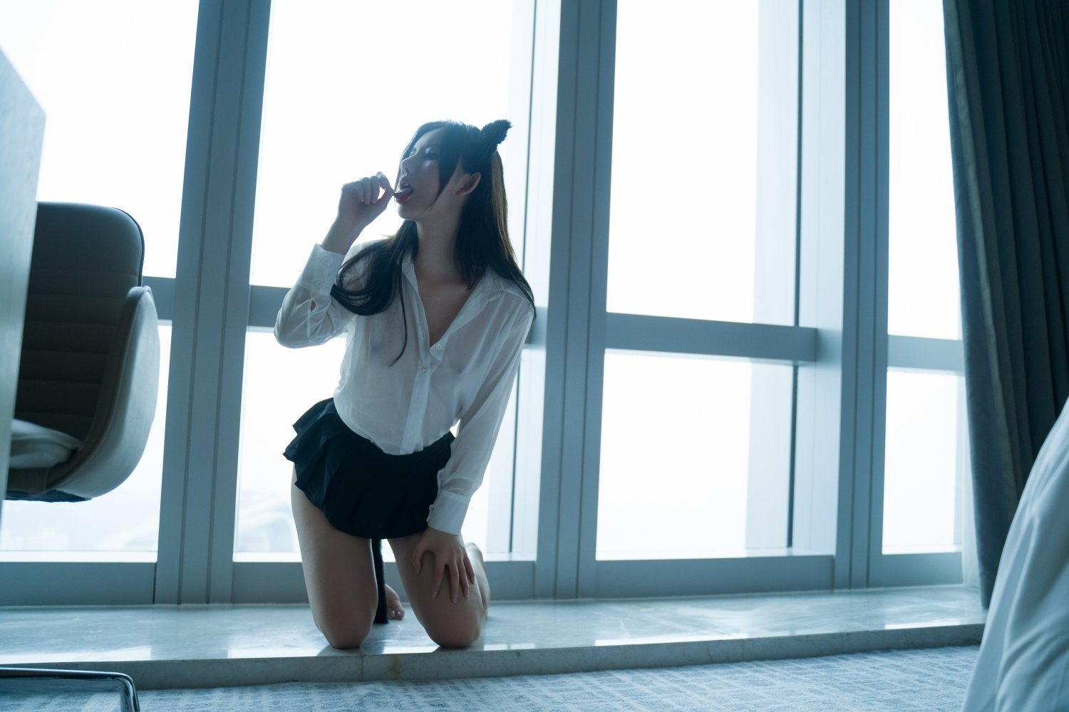 阿朱肛塞猫女郎 Cosplay | 成人私房图集