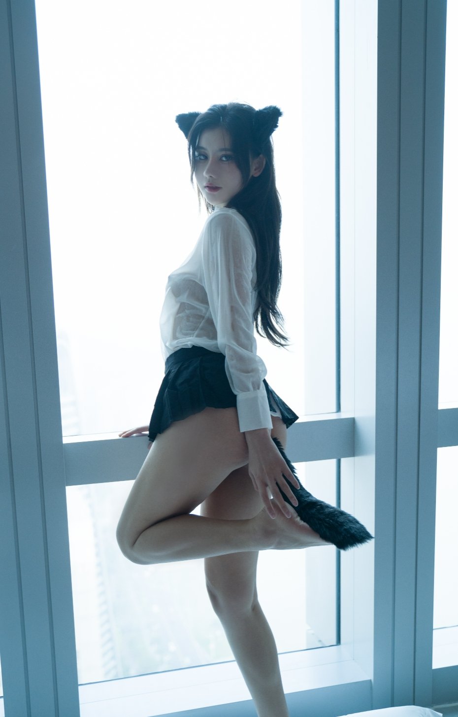 阿朱肛塞猫女郎 Cosplay | 成人私房图集