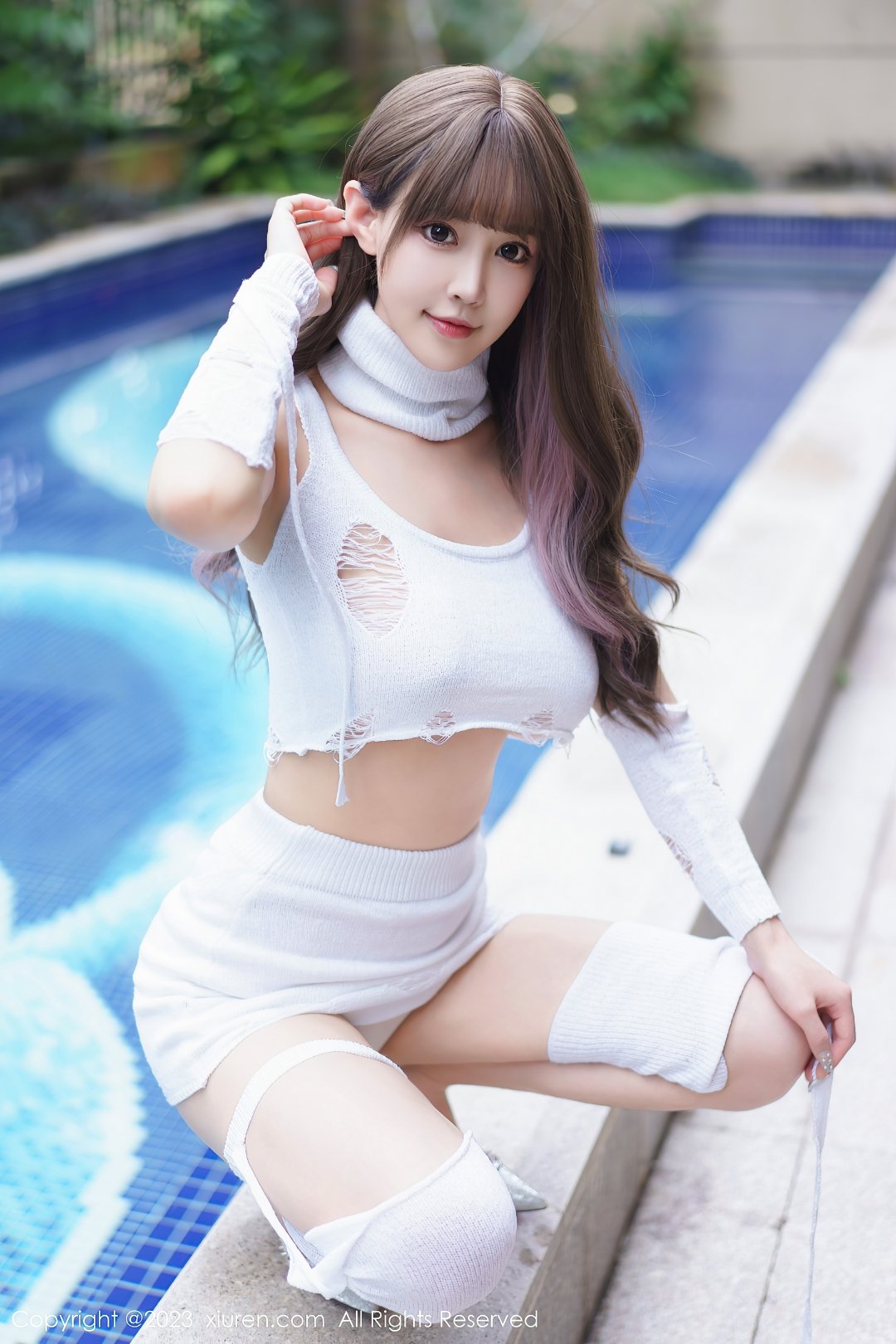 ซิวจฺเริน] 14 กุมภาพันธ์ 2023 NO.6261 จูเคอเอ๋อ ฟลอร่า สามย่า ทริปถ่ายภาพ