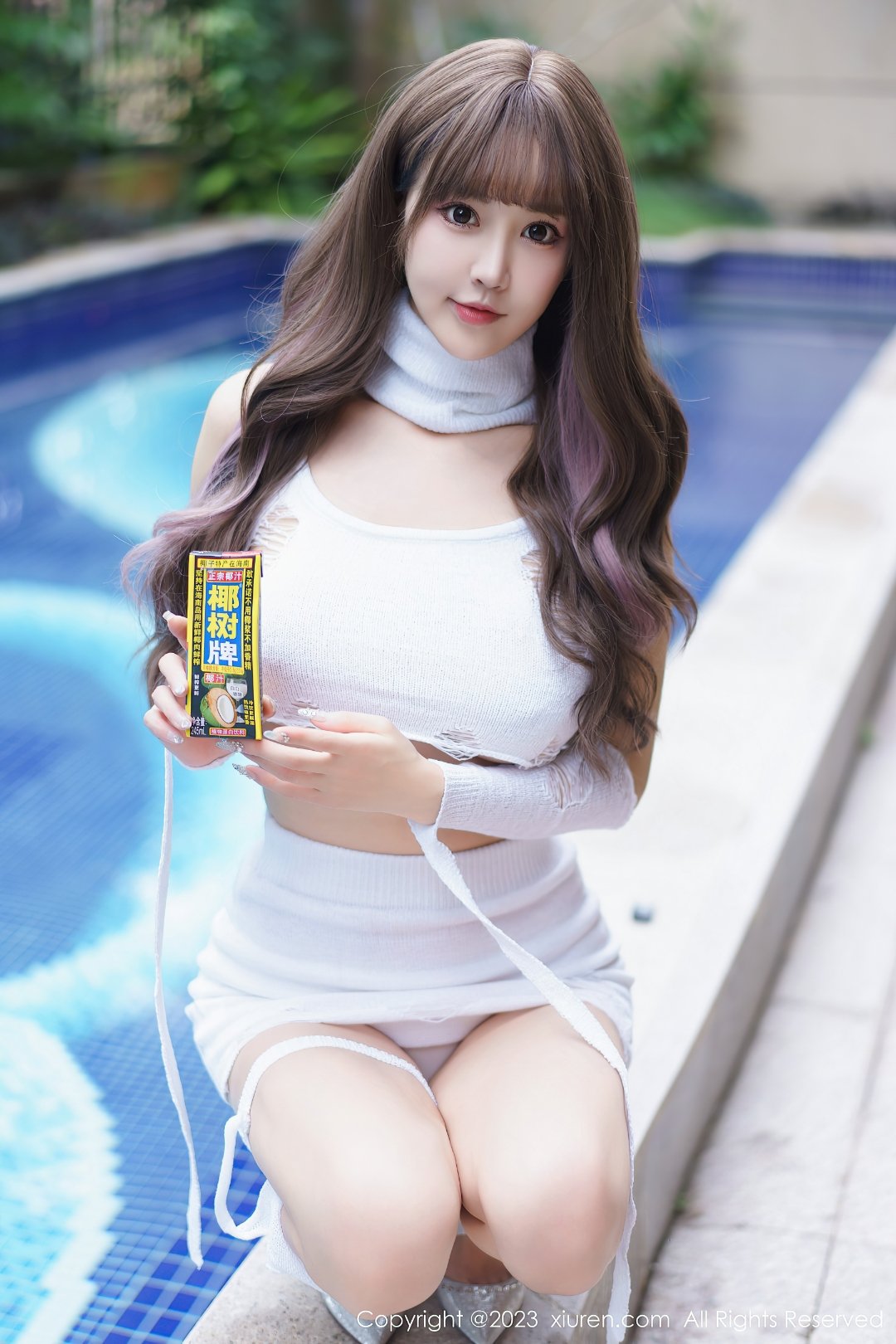 ซิวจฺเริน] 14 กุมภาพันธ์ 2023 NO.6261 จูเคอเอ๋อ ฟลอร่า สามย่า ทริปถ่ายภาพ