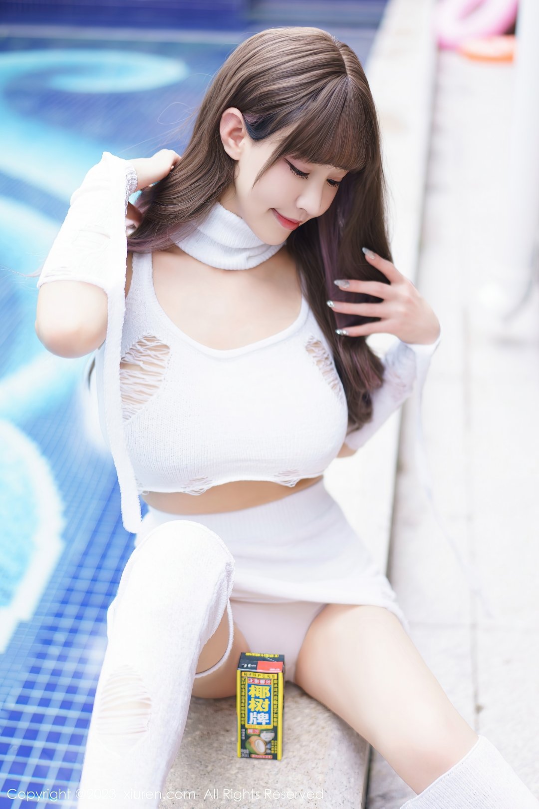 ซิวจฺเริน] 14 กุมภาพันธ์ 2023 NO.6261 จูเคอเอ๋อ ฟลอร่า สามย่า ทริปถ่ายภาพ