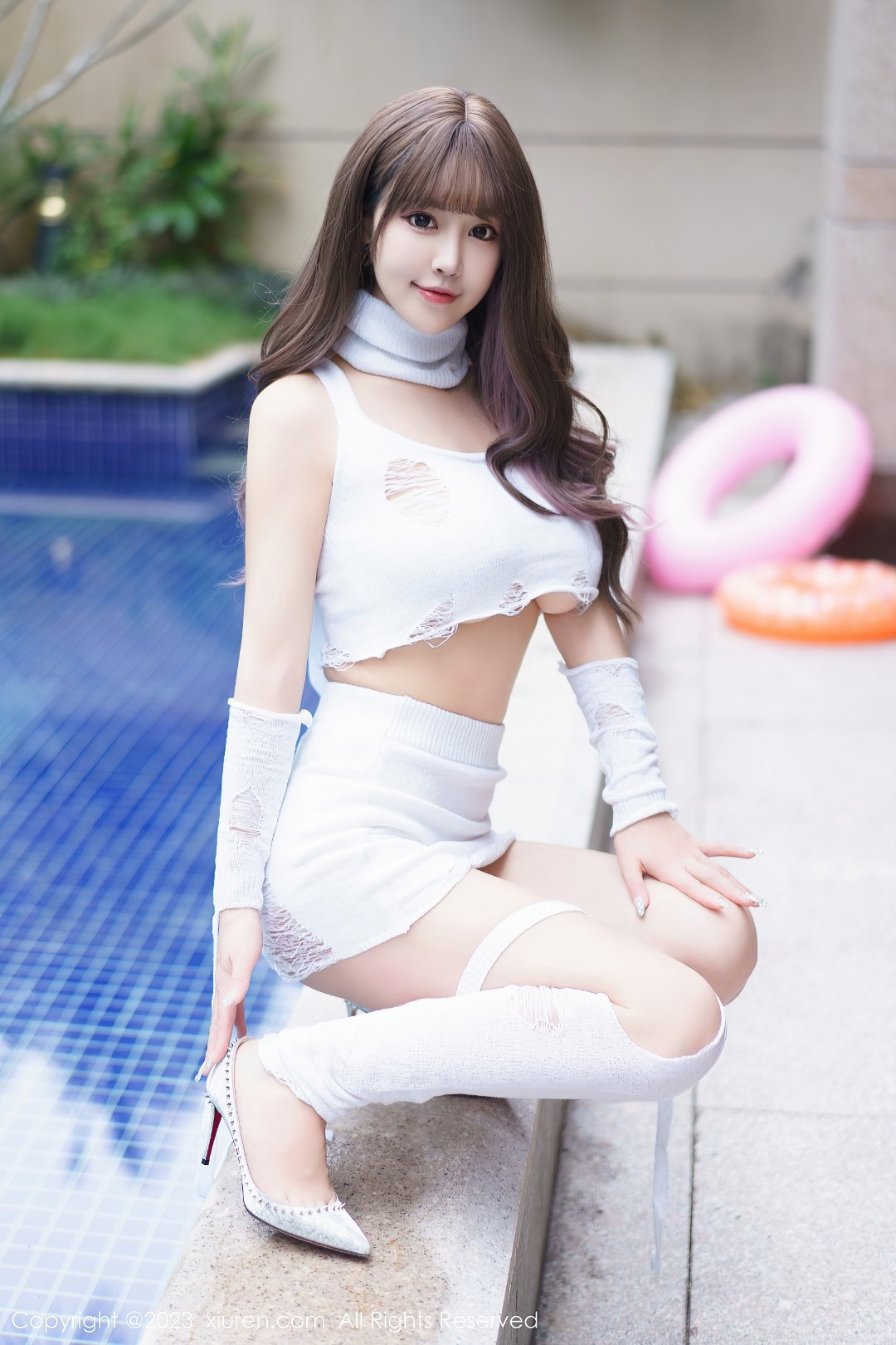 ซิวจฺเริน] 14 กุมภาพันธ์ 2023 NO.6261 จูเคอเอ๋อ ฟลอร่า สามย่า ทริปถ่ายภาพ