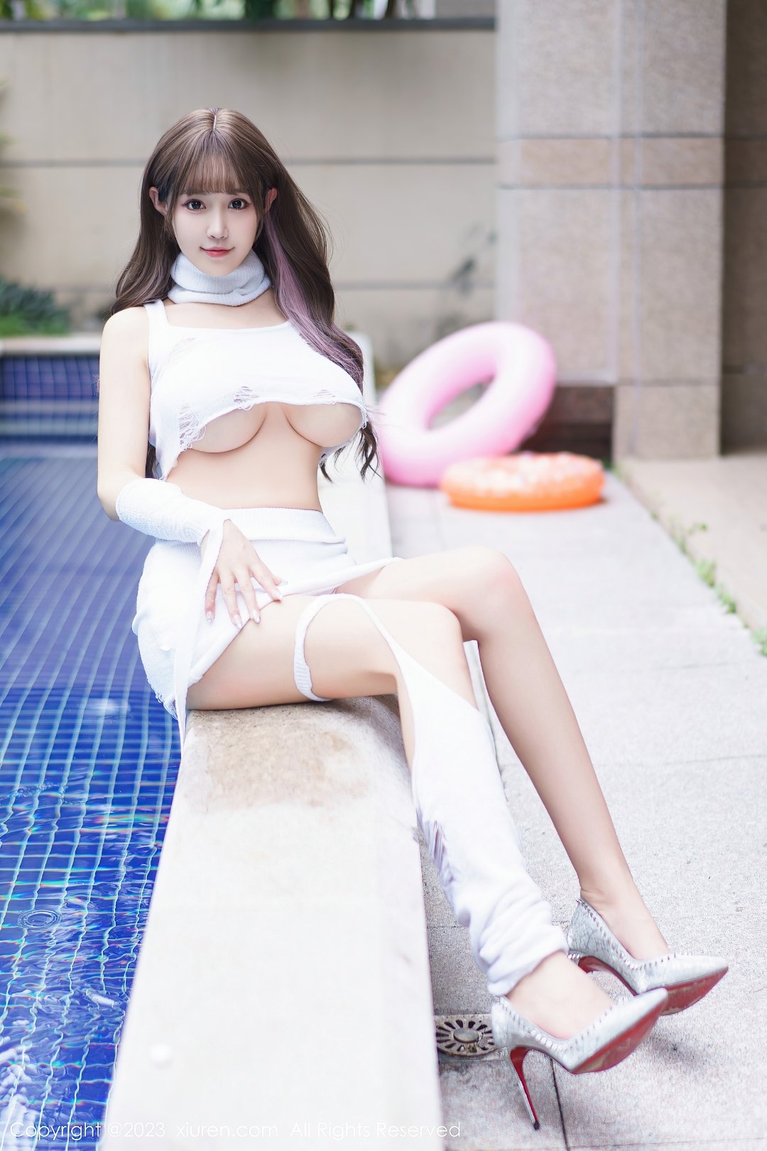 ซิวจฺเริน] 14 กุมภาพันธ์ 2023 NO.6261 จูเคอเอ๋อ ฟลอร่า สามย่า ทริปถ่ายภาพ