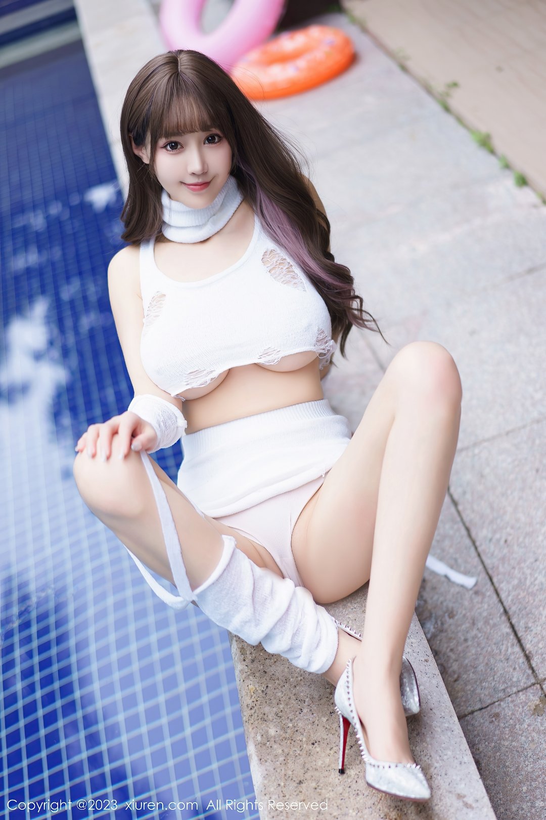 ซิวจฺเริน] 14 กุมภาพันธ์ 2023 NO.6261 จูเคอเอ๋อ ฟลอร่า สามย่า ทริปถ่ายภาพ