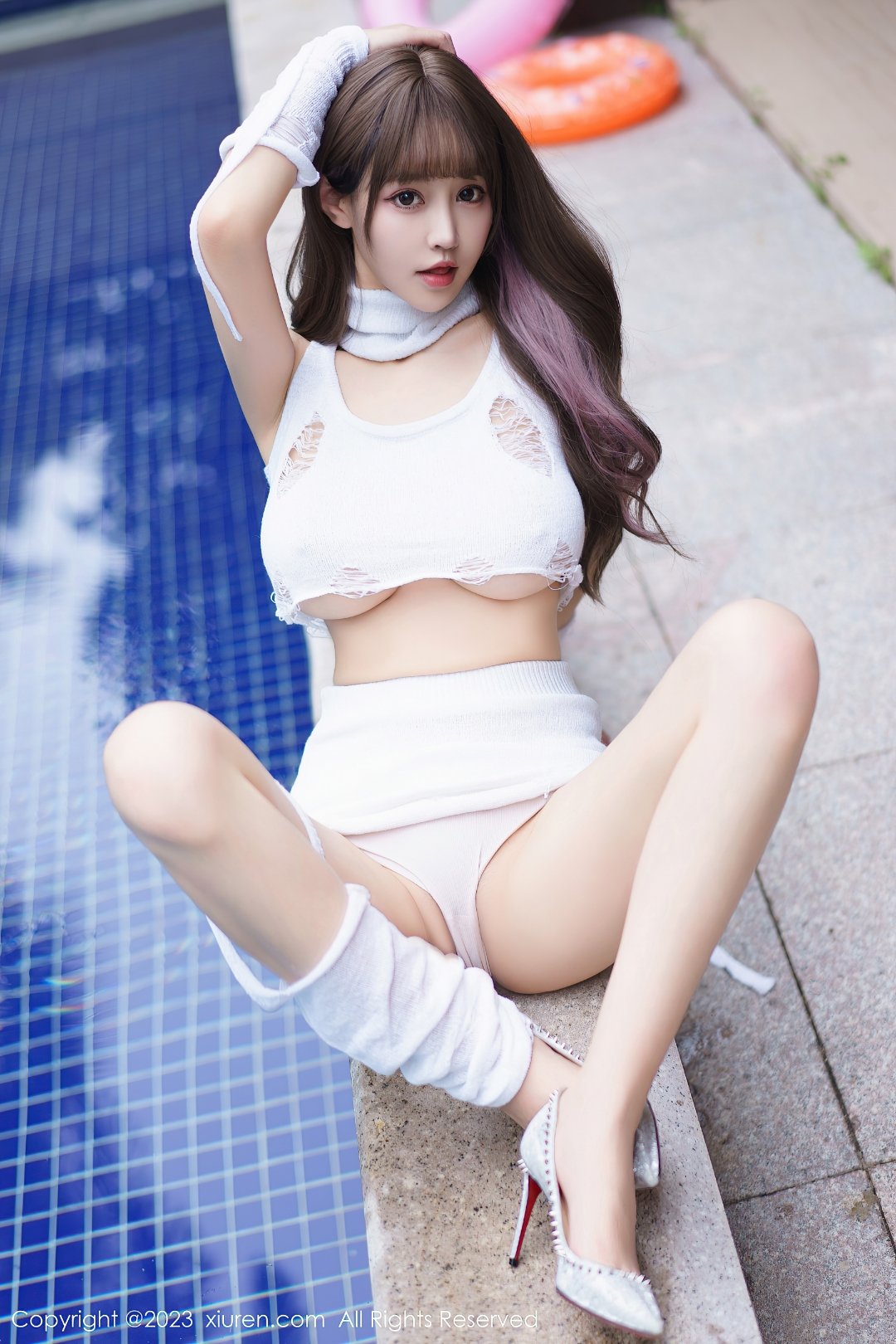 ซิวจฺเริน] 14 กุมภาพันธ์ 2023 NO.6261 จูเคอเอ๋อ ฟลอร่า สามย่า ทริปถ่ายภาพ