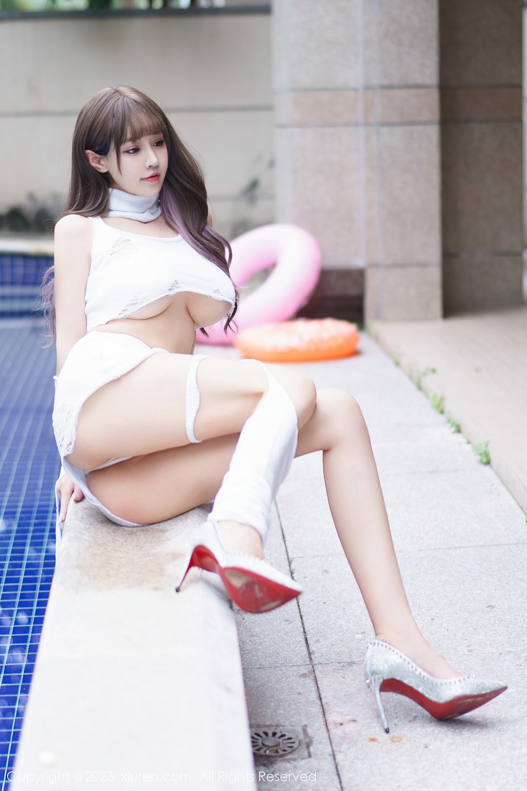 ซิวจฺเริน] 14 กุมภาพันธ์ 2023 NO.6261 จูเคอเอ๋อ ฟลอร่า สามย่า ทริปถ่ายภาพ