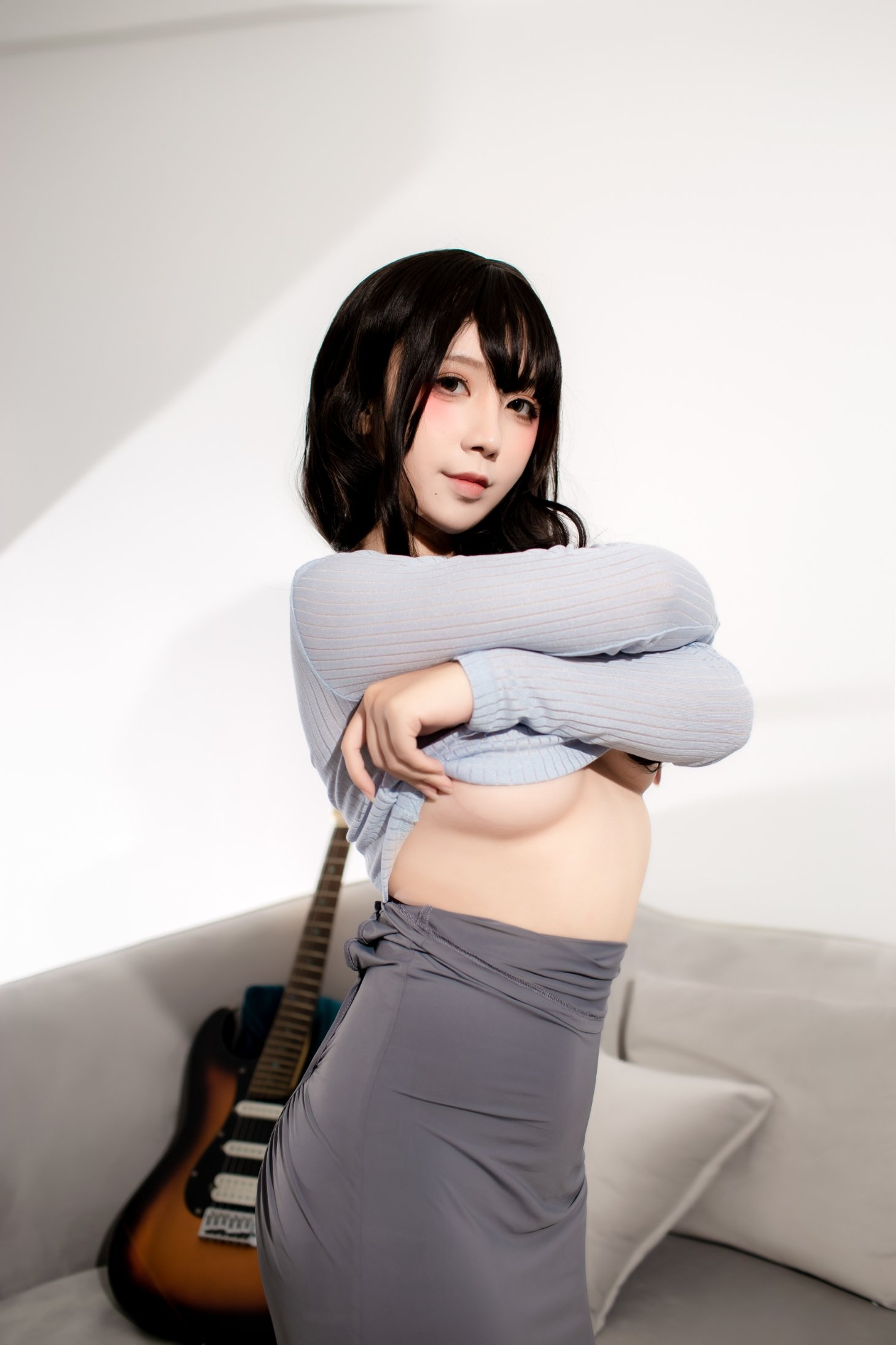 キュウキョクジーン ギター妹 ペンシルスカート