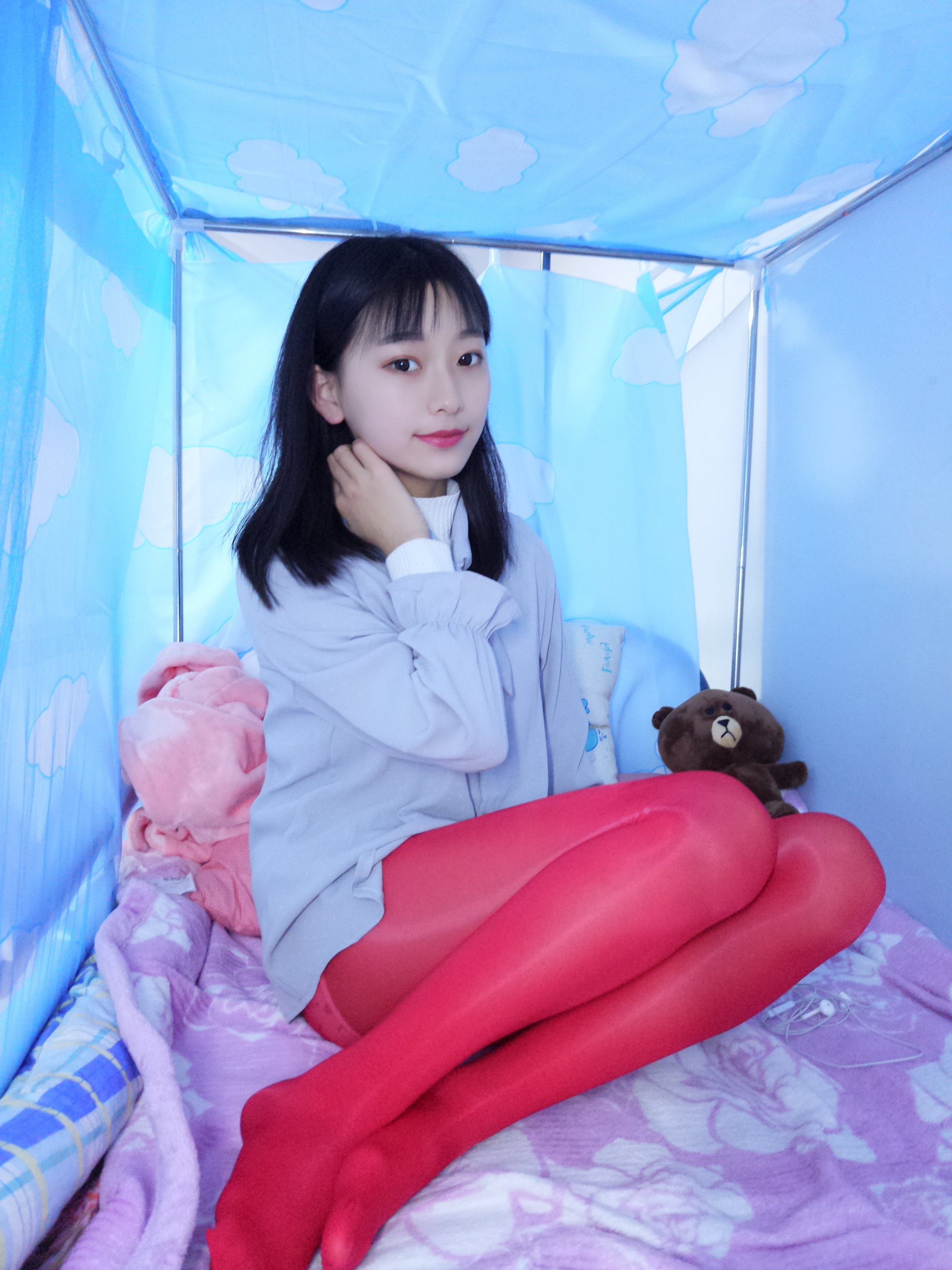 เบบเบ - ถุงน่องหนาหลากสี
