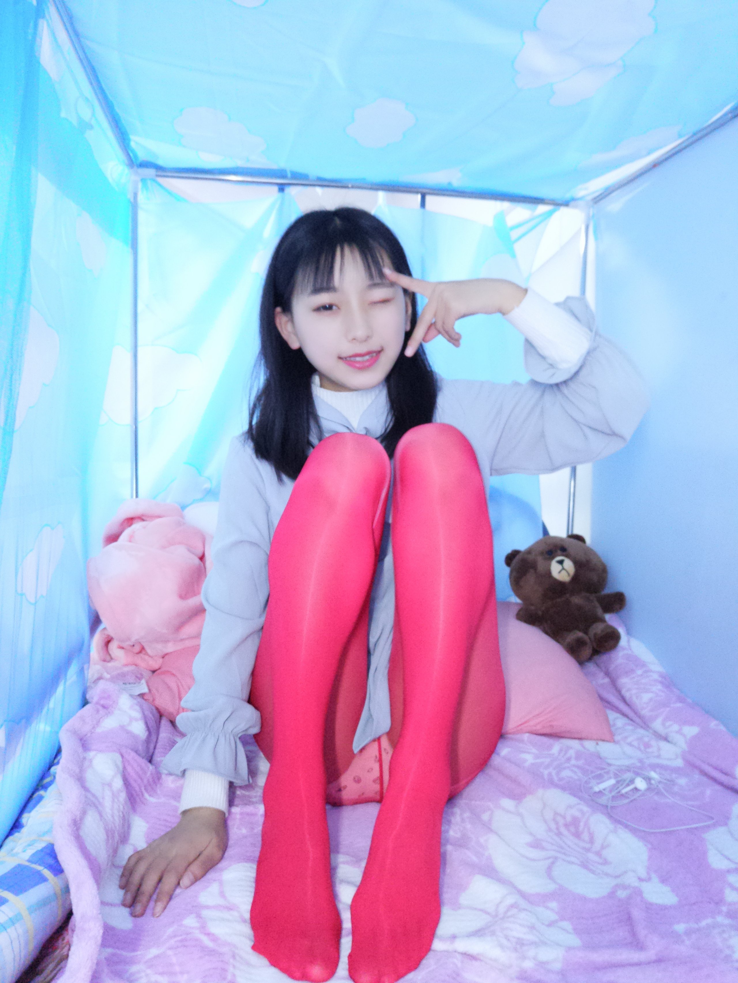 เบบเบ - ถุงน่องหนาหลากสี