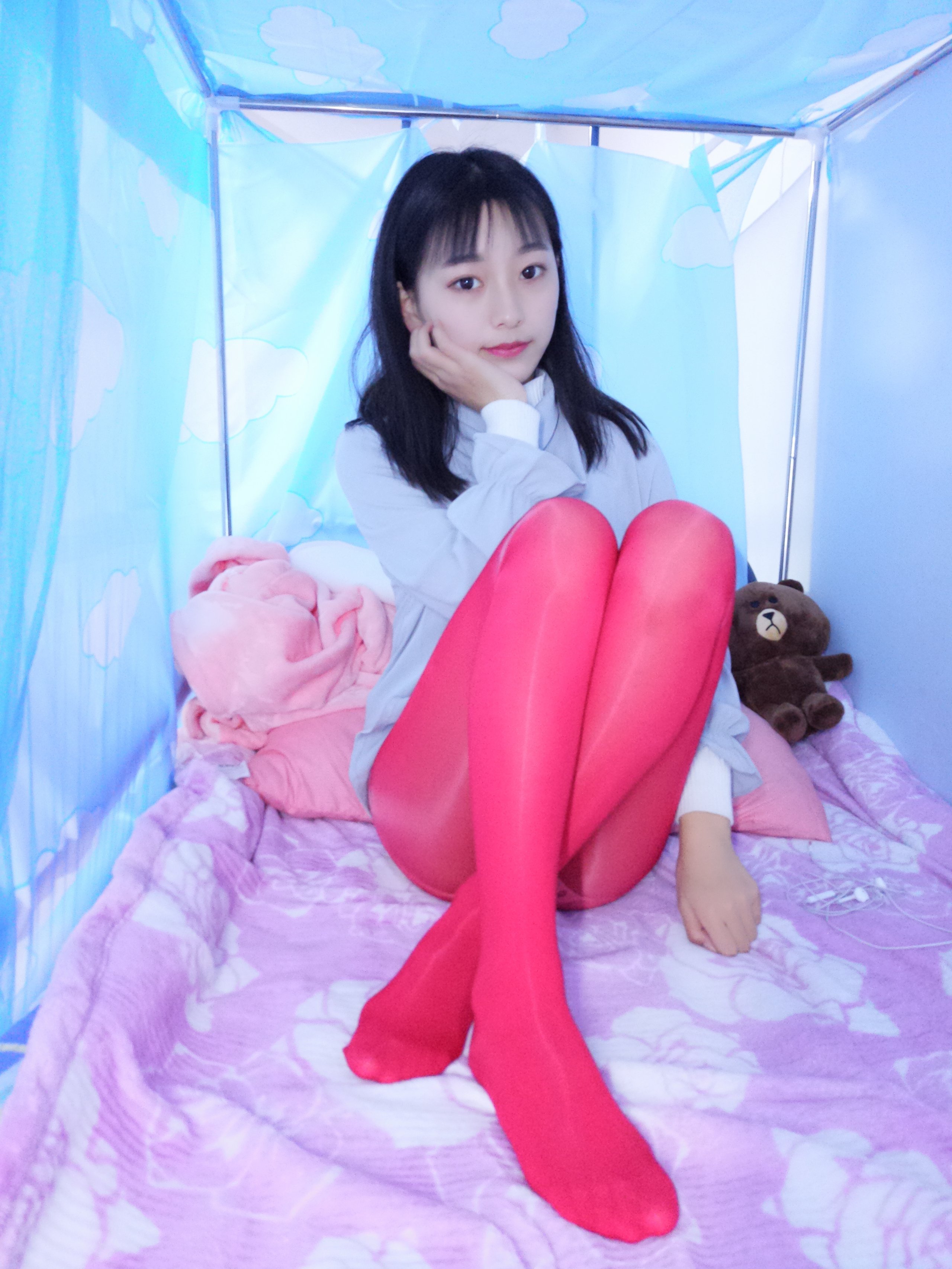 เบบเบ - ถุงน่องหนาหลากสี