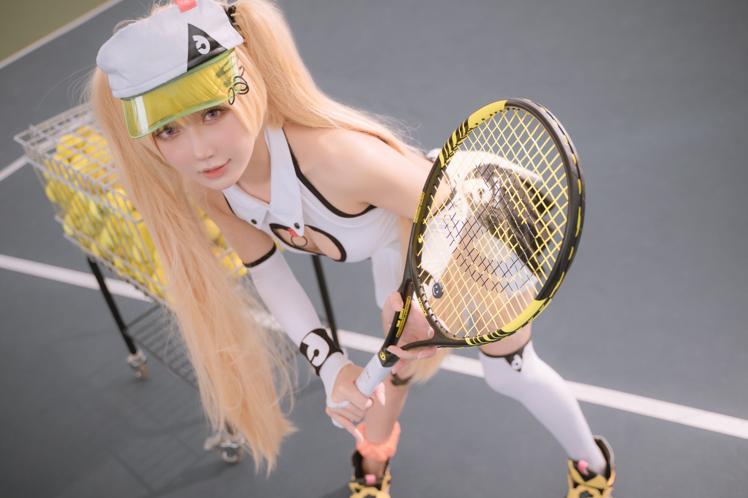 อาเปาก็เป็นกระต่ายสาว - เบกกี้ชุดเทนนิส