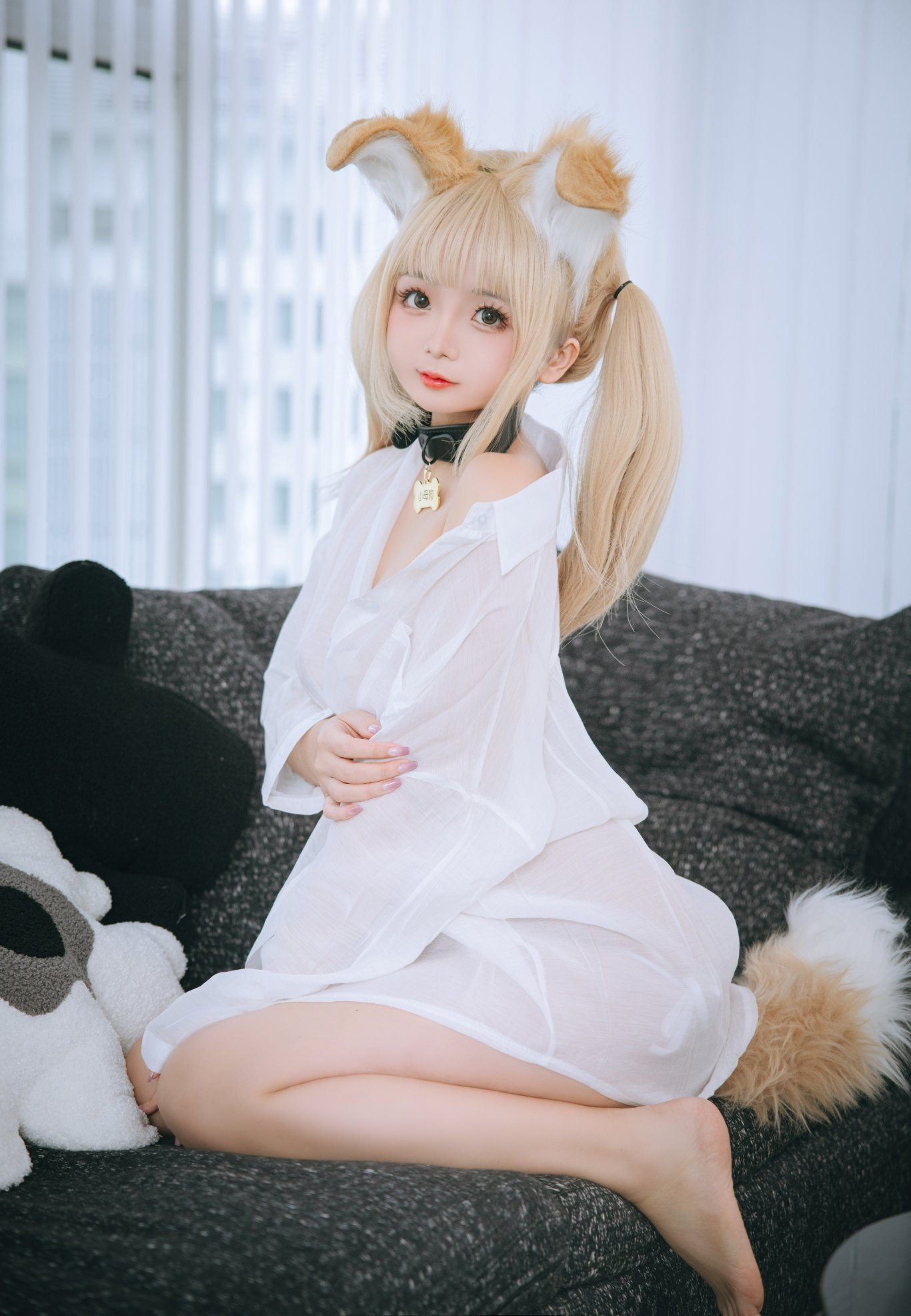 No.067日奈娇-衬衫小狗