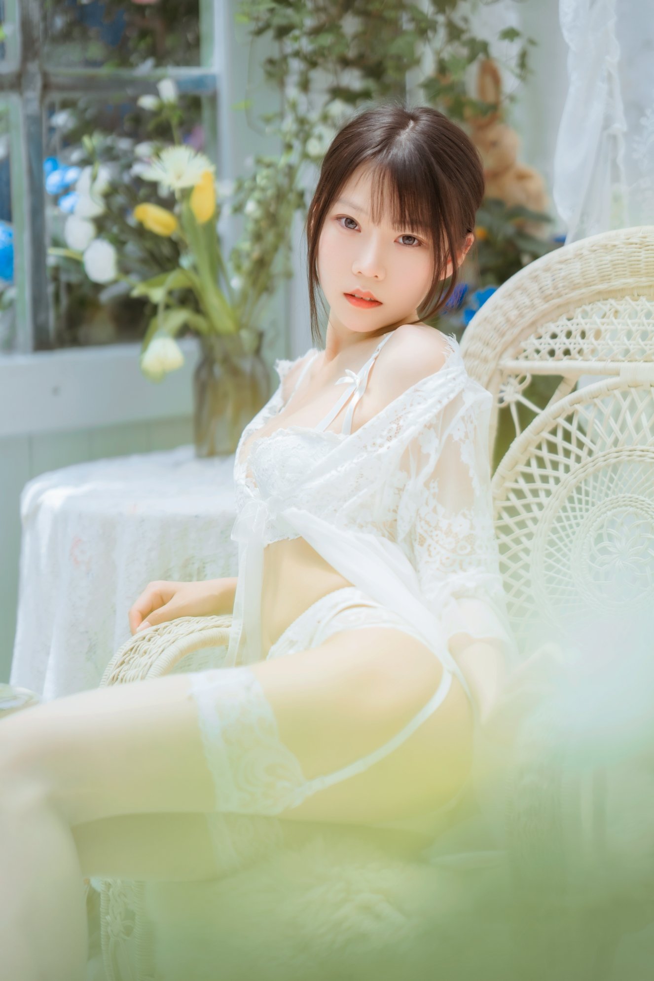香草喵露露 NO.001 玻璃房少女