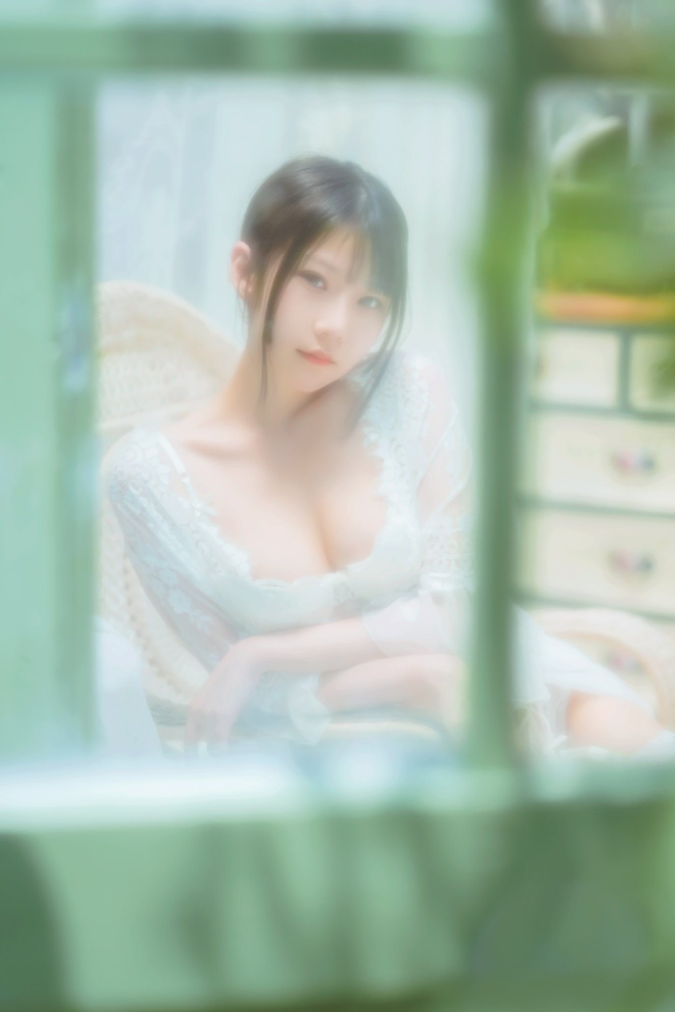 香草喵露露 NO.001 玻璃房少女