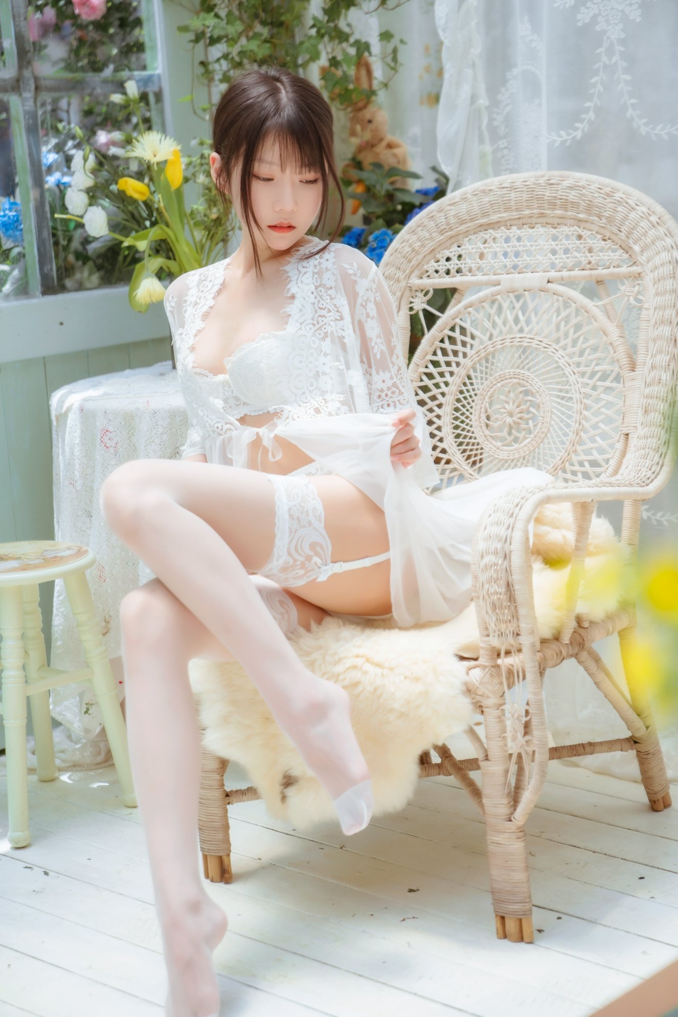 香草喵露露 NO.001 玻璃房少女