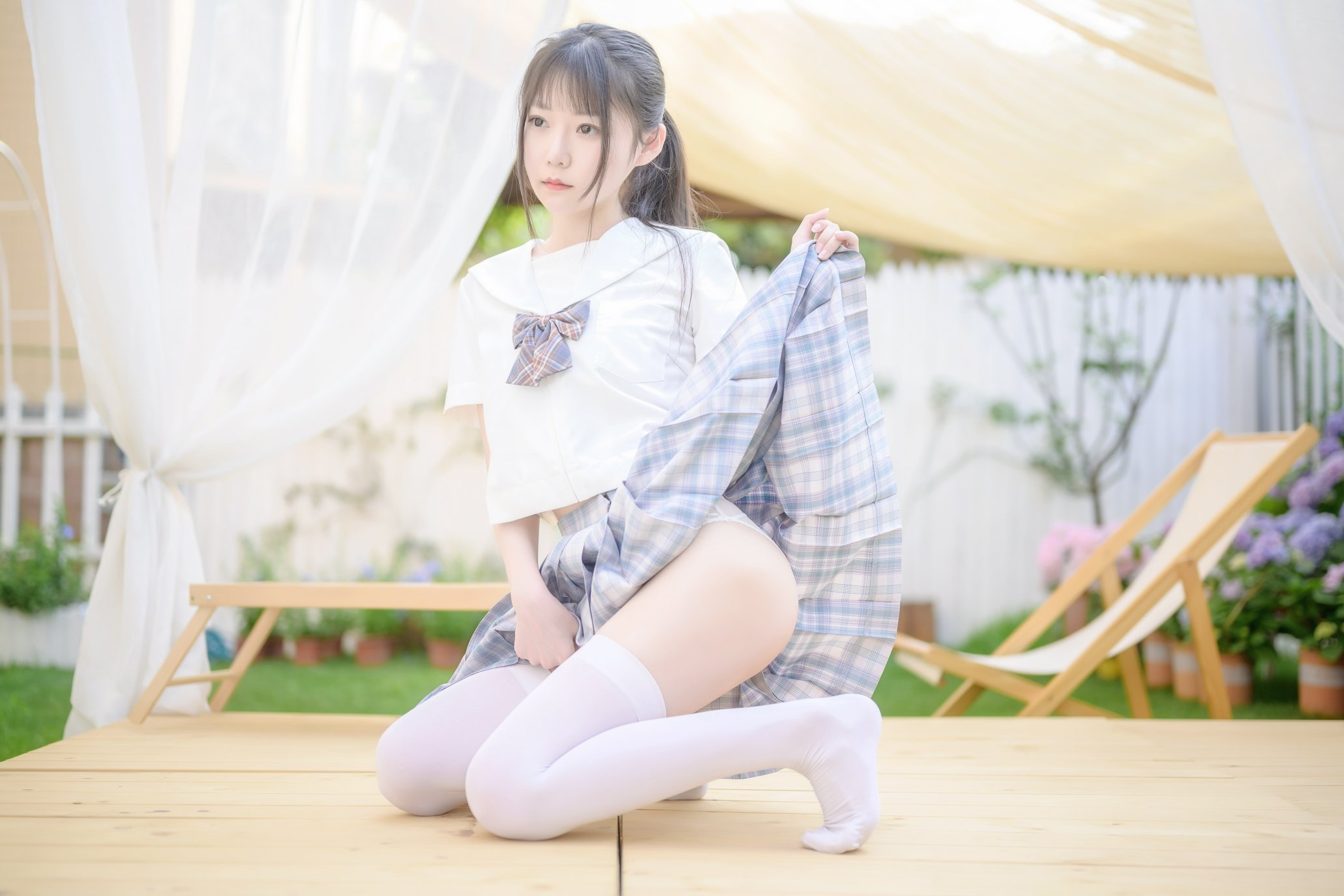 香草喵露露 NO.009 陽光庭院制服