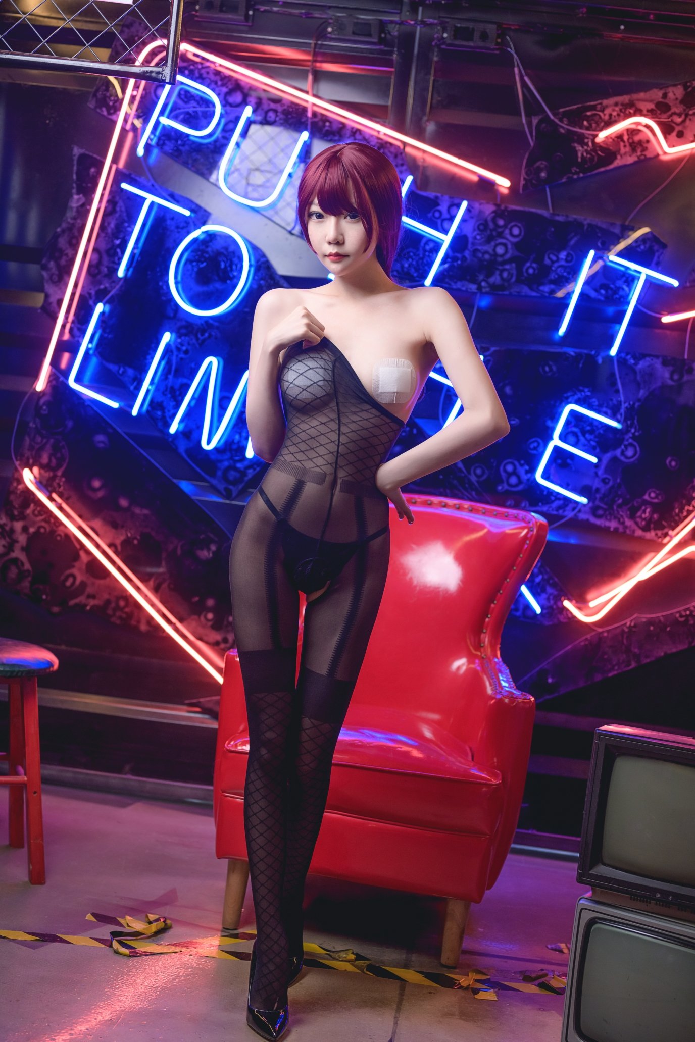 Vanilla Meow Lulu No. 016 One-Piece Black Silk