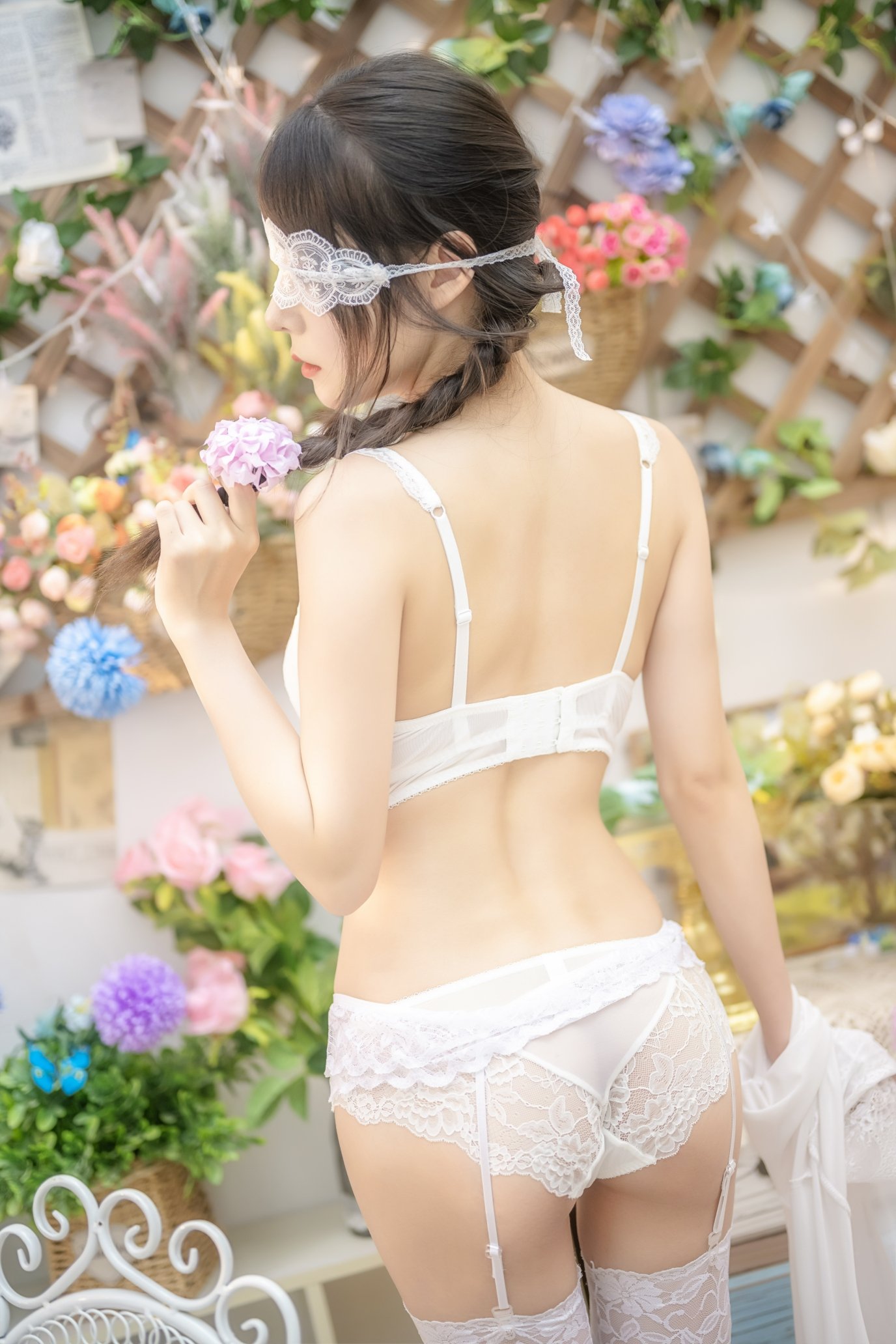 香草喵露露 NO.020 白色花房