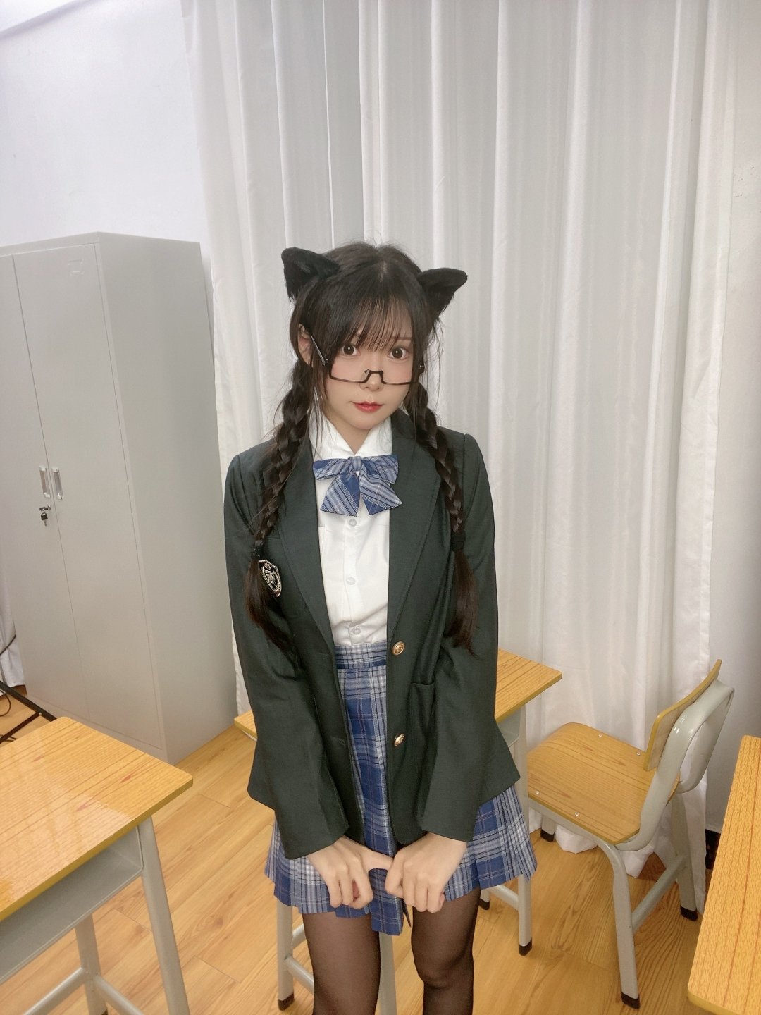 Xiang Cao Miao Lu Lu NO.032 Little Deer Heart Pounding JK Uniform (Selfie)