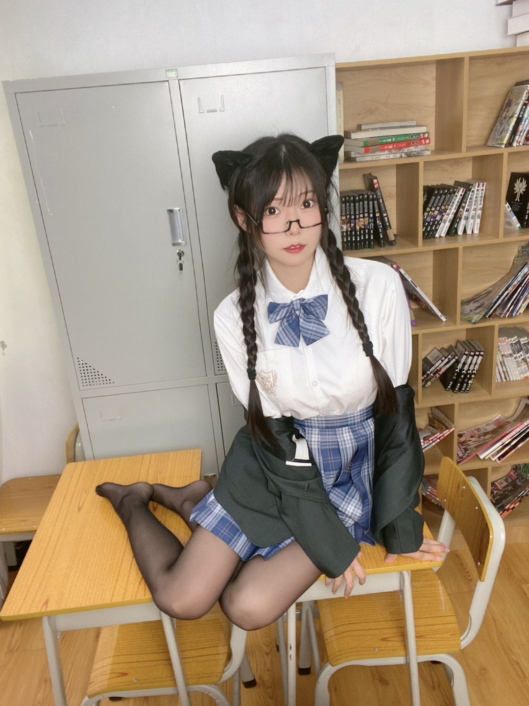 Xiang Cao Miao Lu Lu NO.032 Little Deer Heart Pounding JK Uniform (Selfie)
