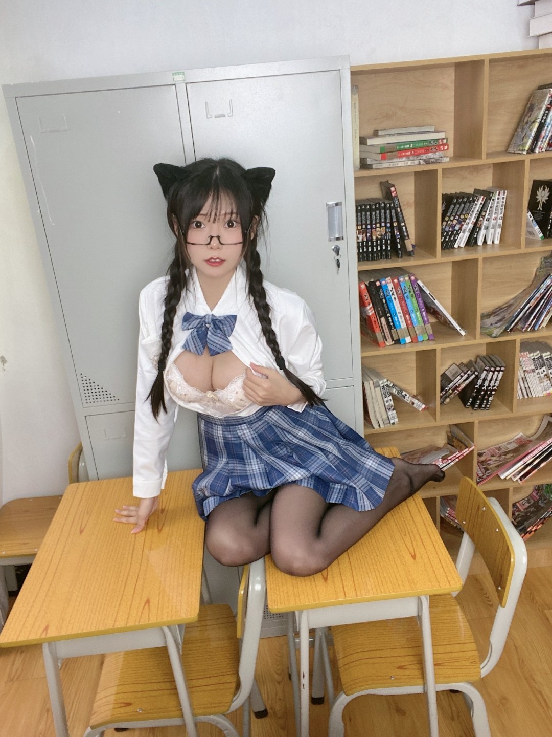 Xiang Cao Miao Lu Lu NO.032 Little Deer Heart Pounding JK Uniform (Selfie)