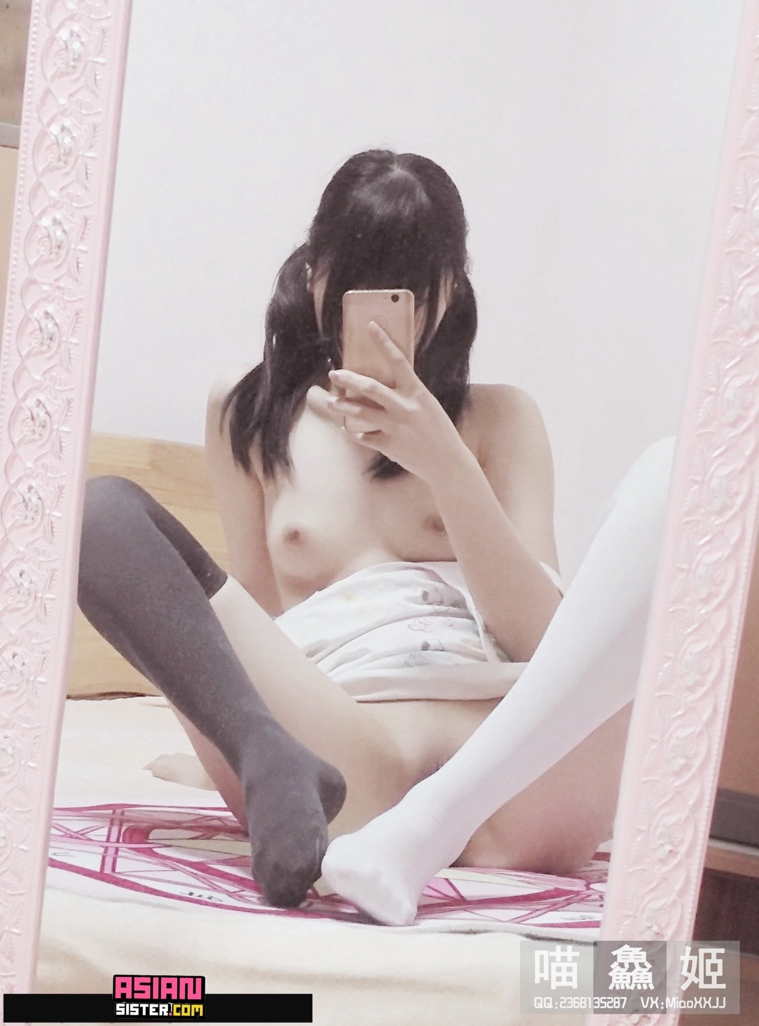 网红萝莉-喵鱻姬 黑白袜