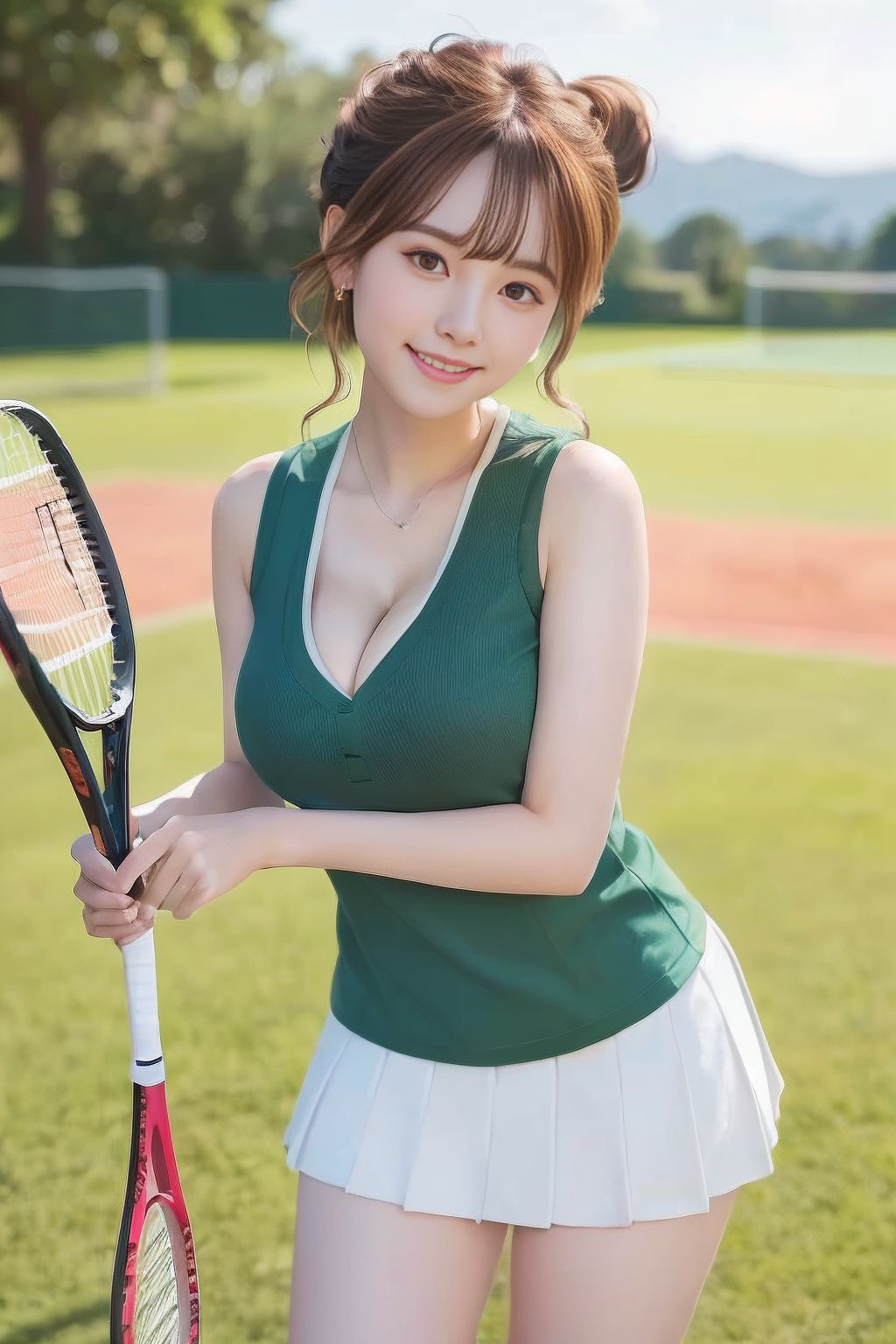 韓国系AIテニス少女