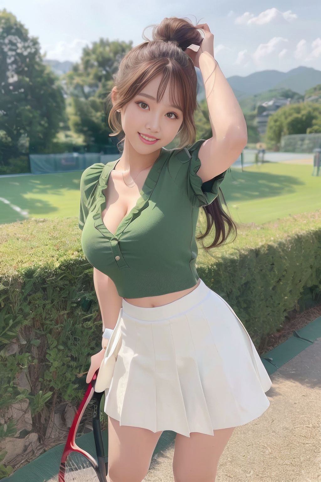 韓国系AIテニス少女