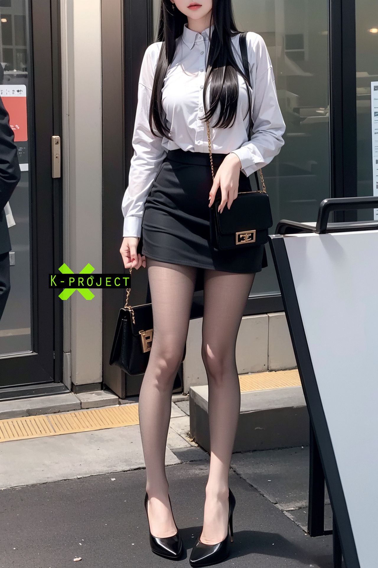 퇴근 후의 회사 미녀 직원