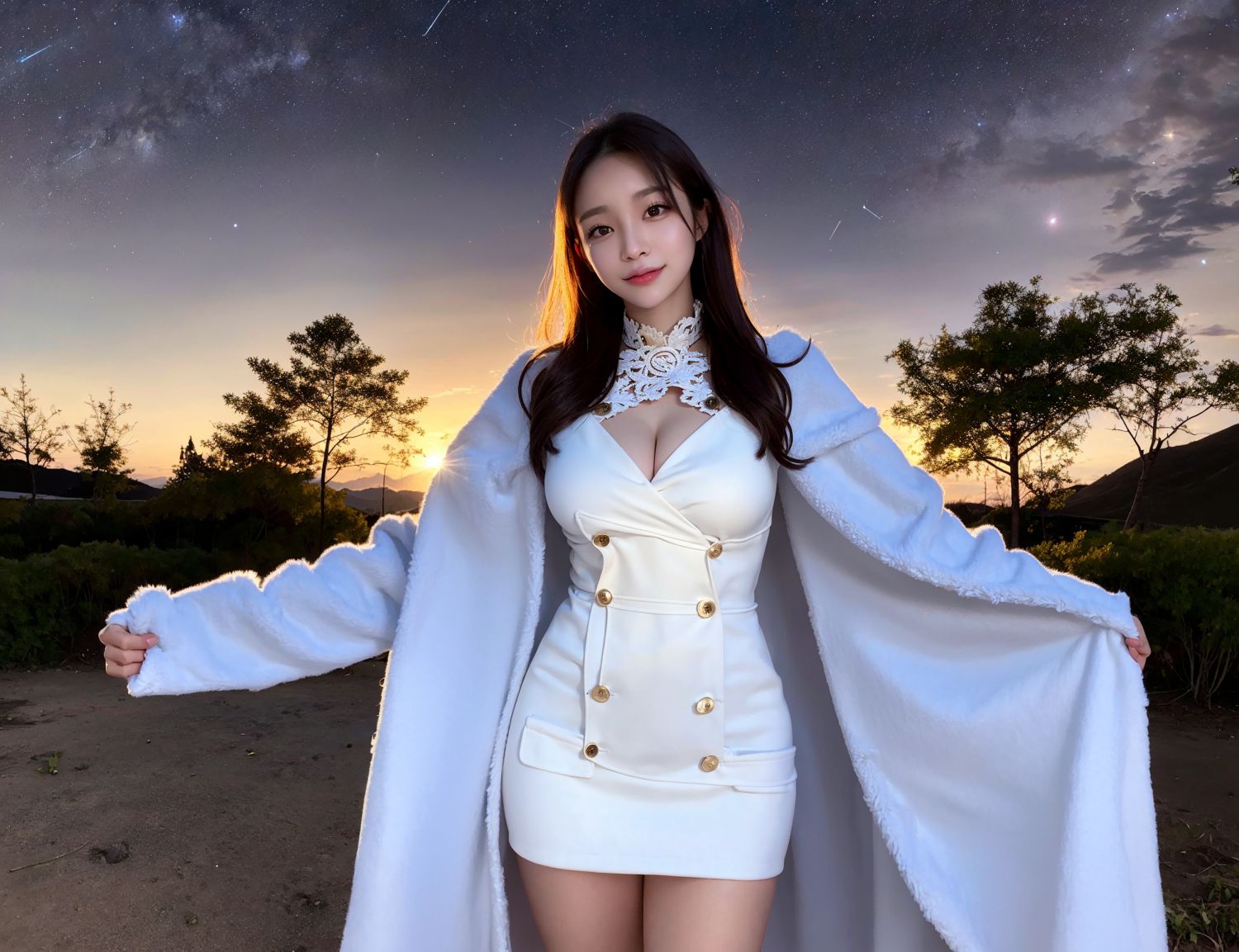 可愛小女友 夜色撩人