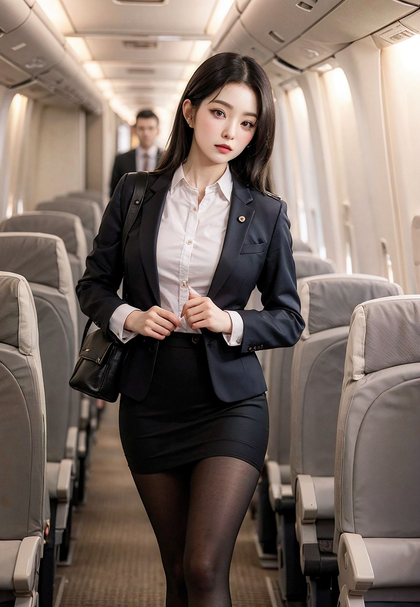 春意荡漾的韩国空姐