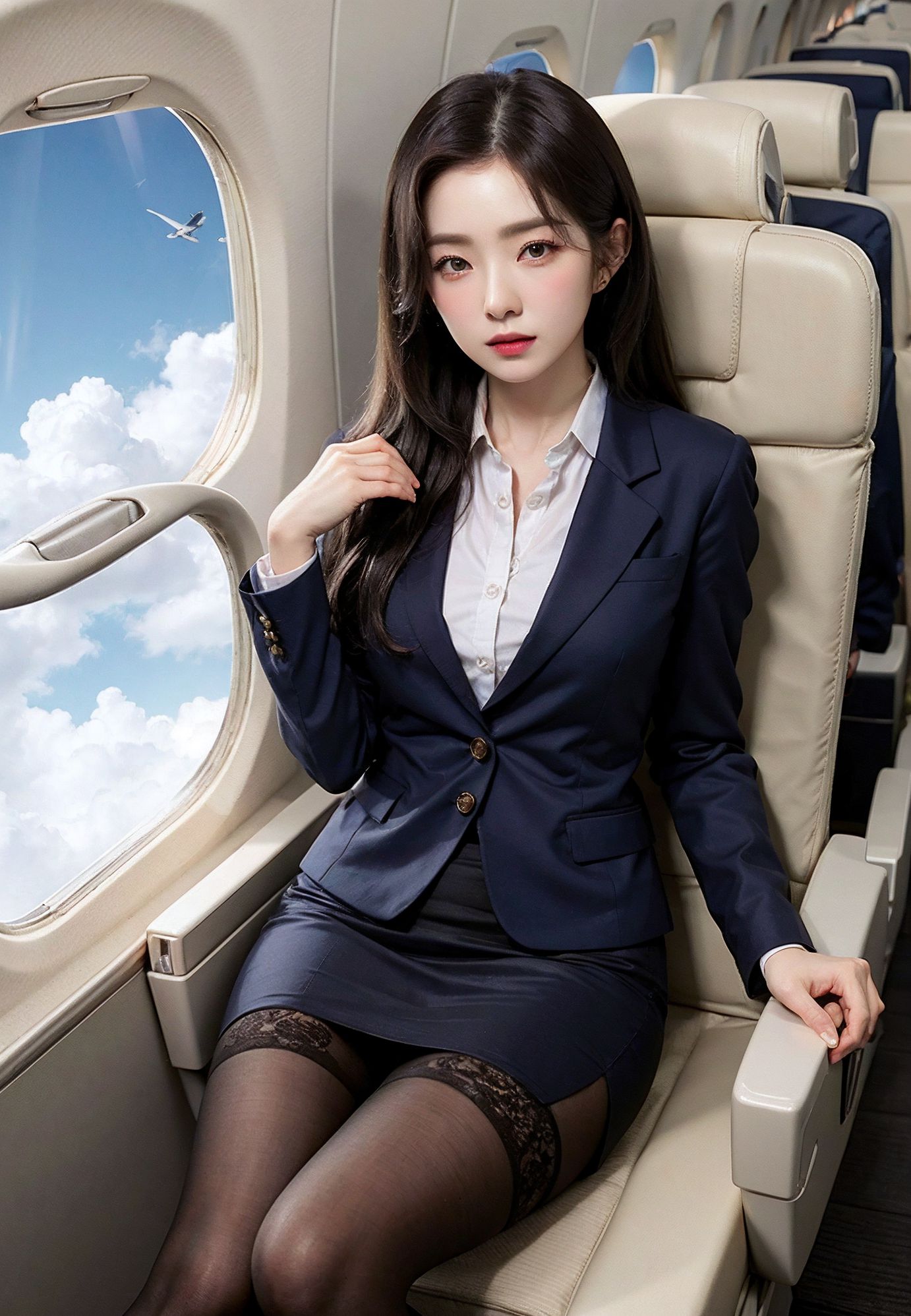 春意荡漾的韩国空姐