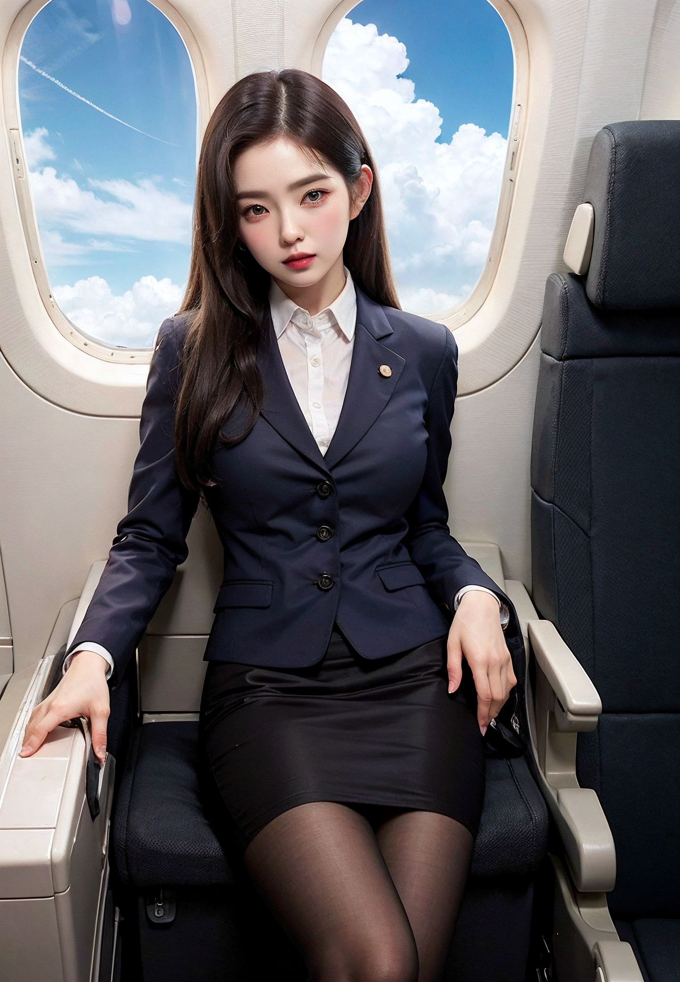 春意荡漾的韩国空姐