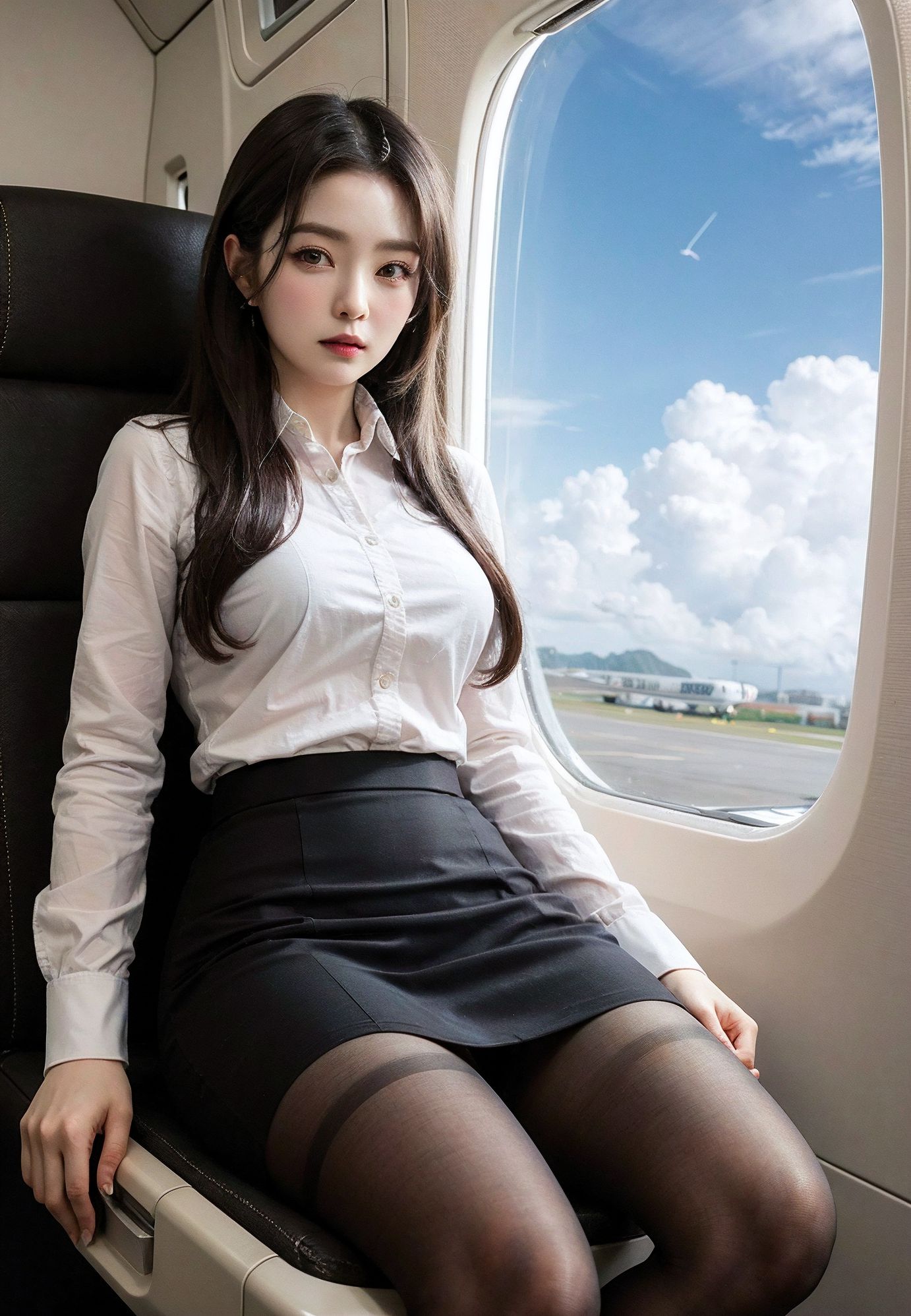 春意荡漾的韩国空姐