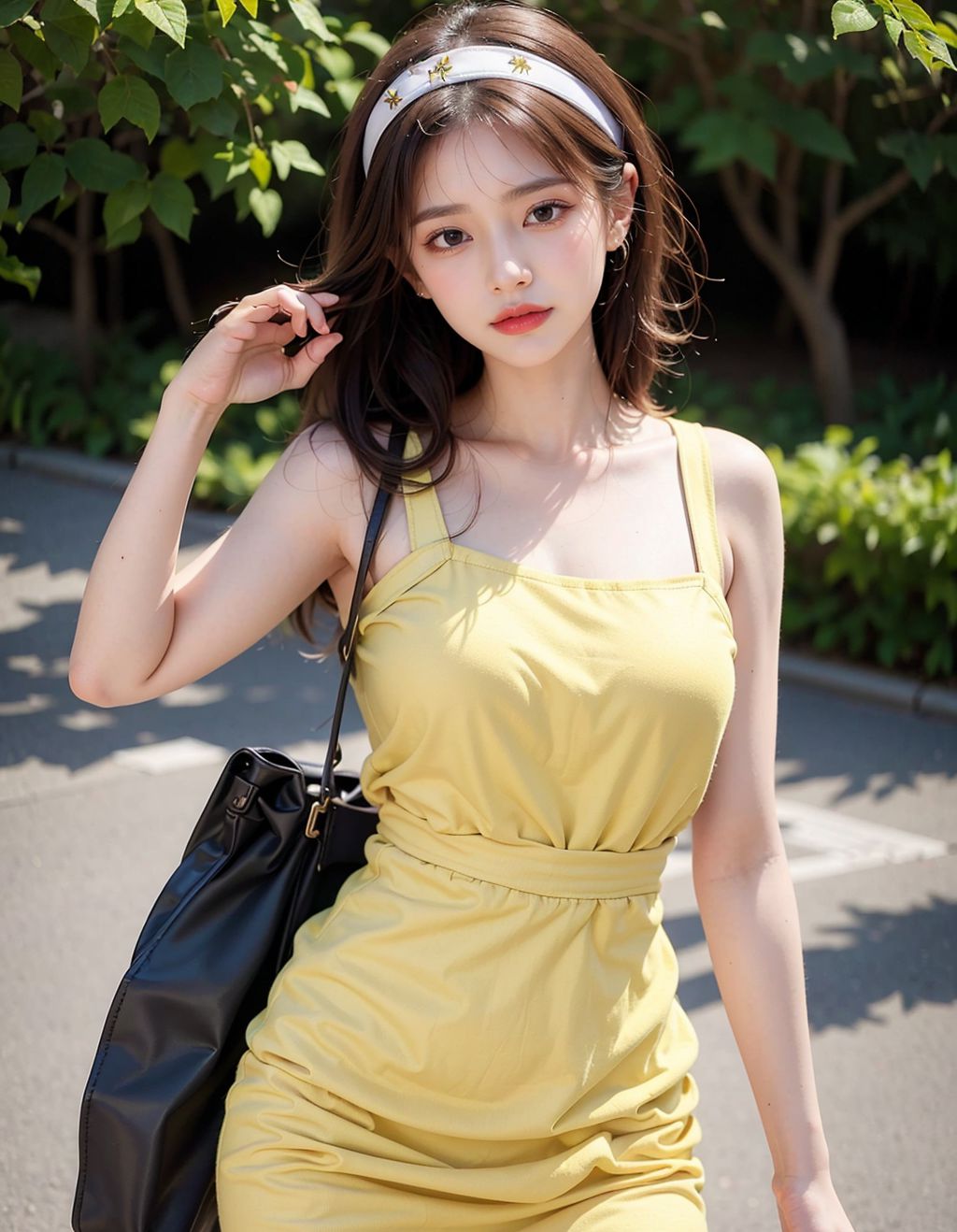 Cô gái tóc ngắn mặc quần short jeans đẹp