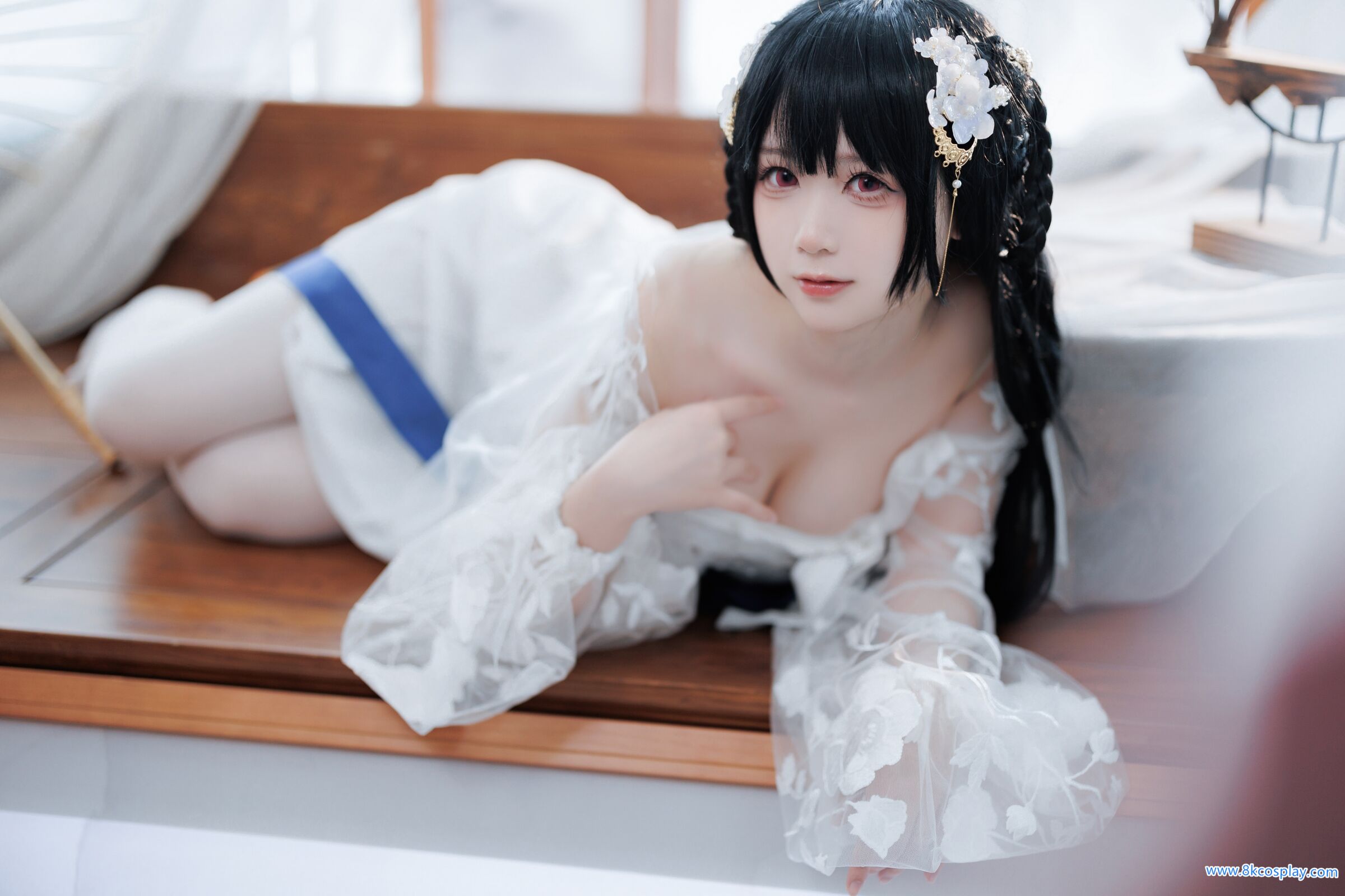 Yingluo Jiang w] Yi Xian's hair like ointment and skin like congealed fat, Azur Lane Yat Sen