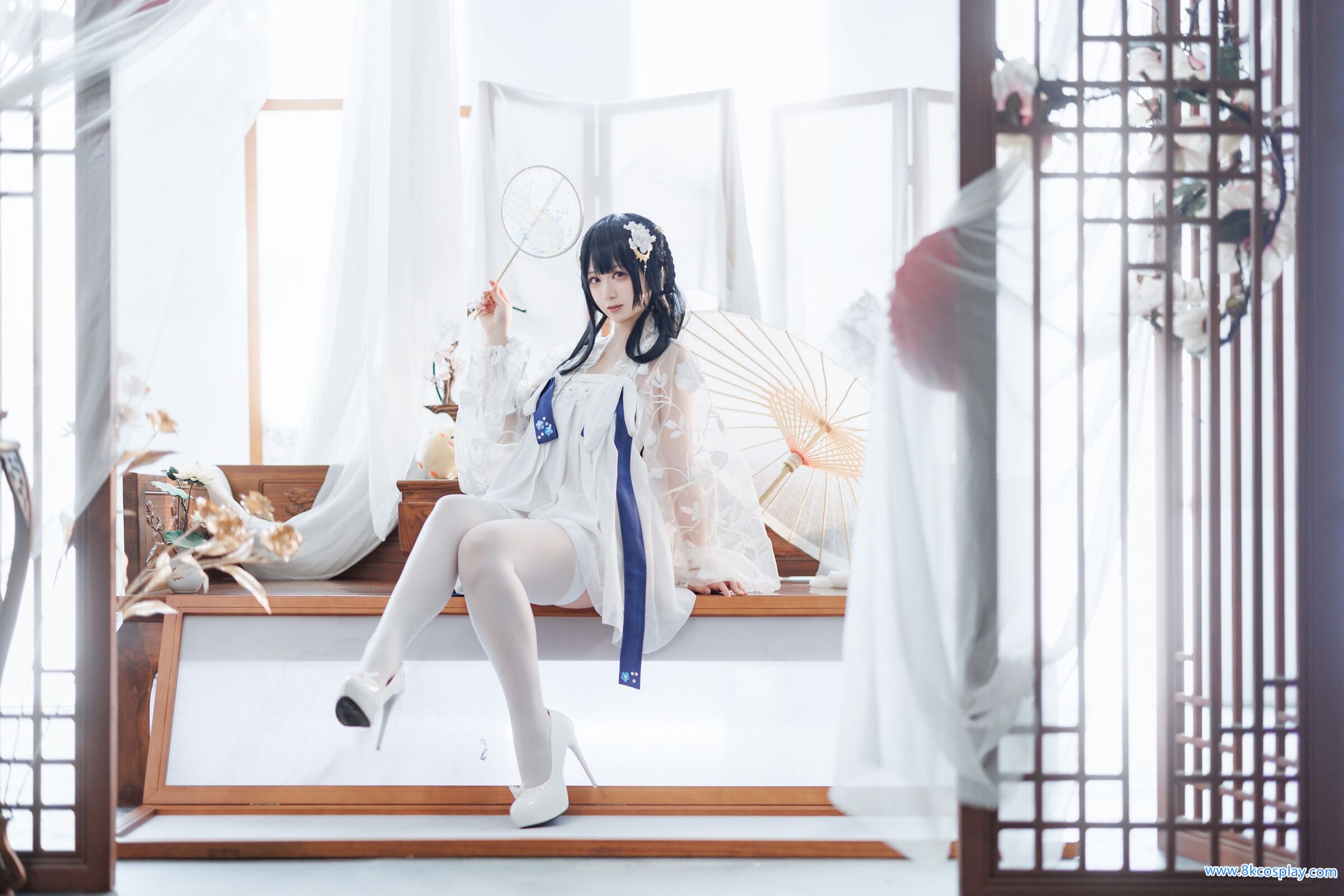 Yingluo Jiang w] Yi Xian's hair like ointment and skin like congealed fat, Azur Lane Yat Sen
