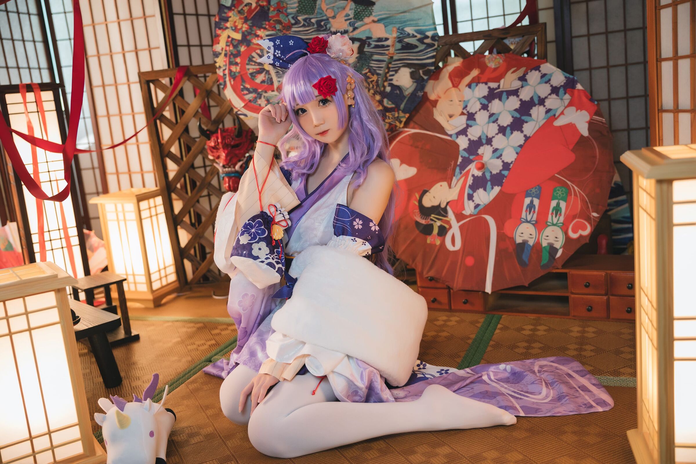 Men Men Tan - No. 24 Unicorn Kimono