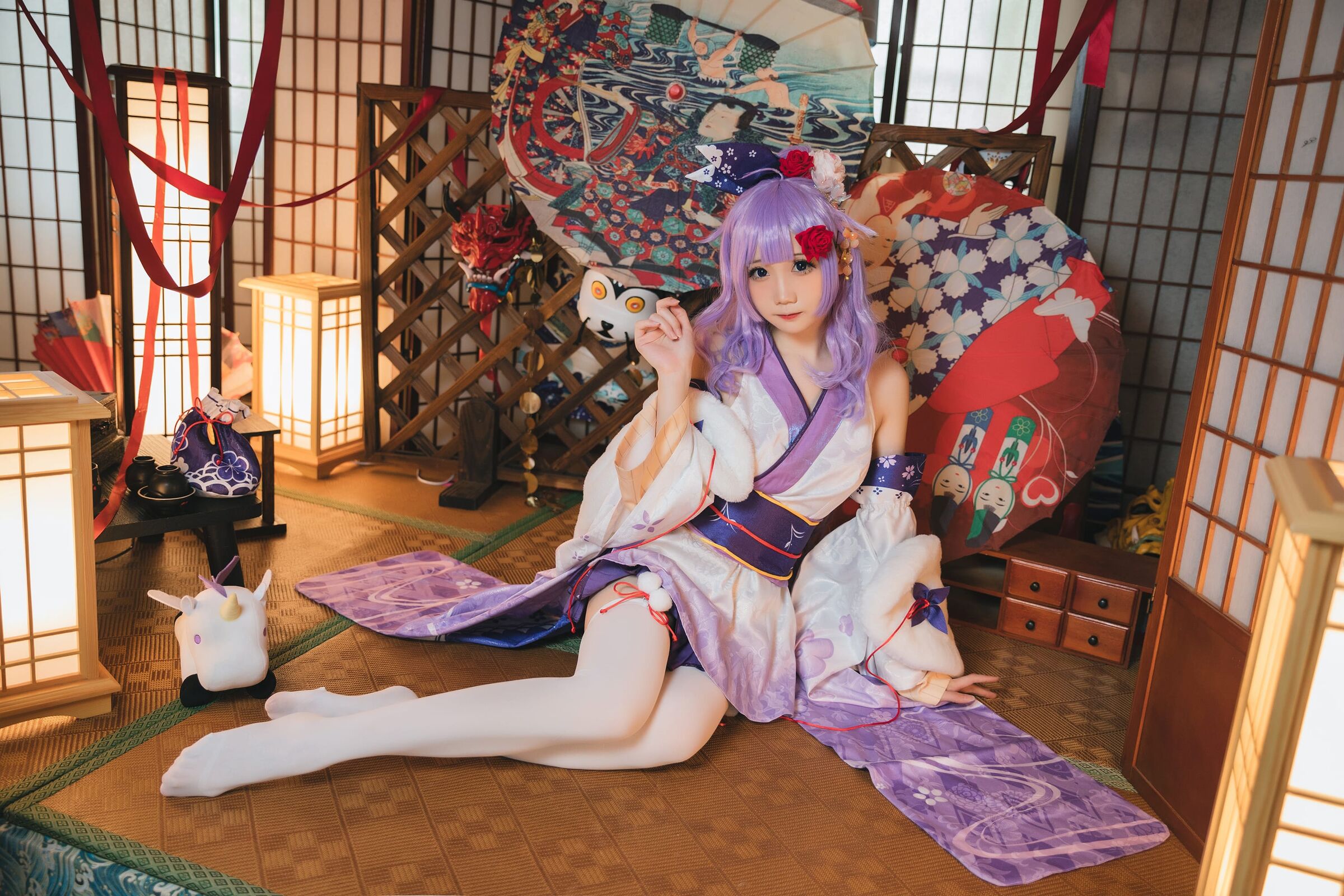 Men Men Tan - No. 24 Unicorn Kimono