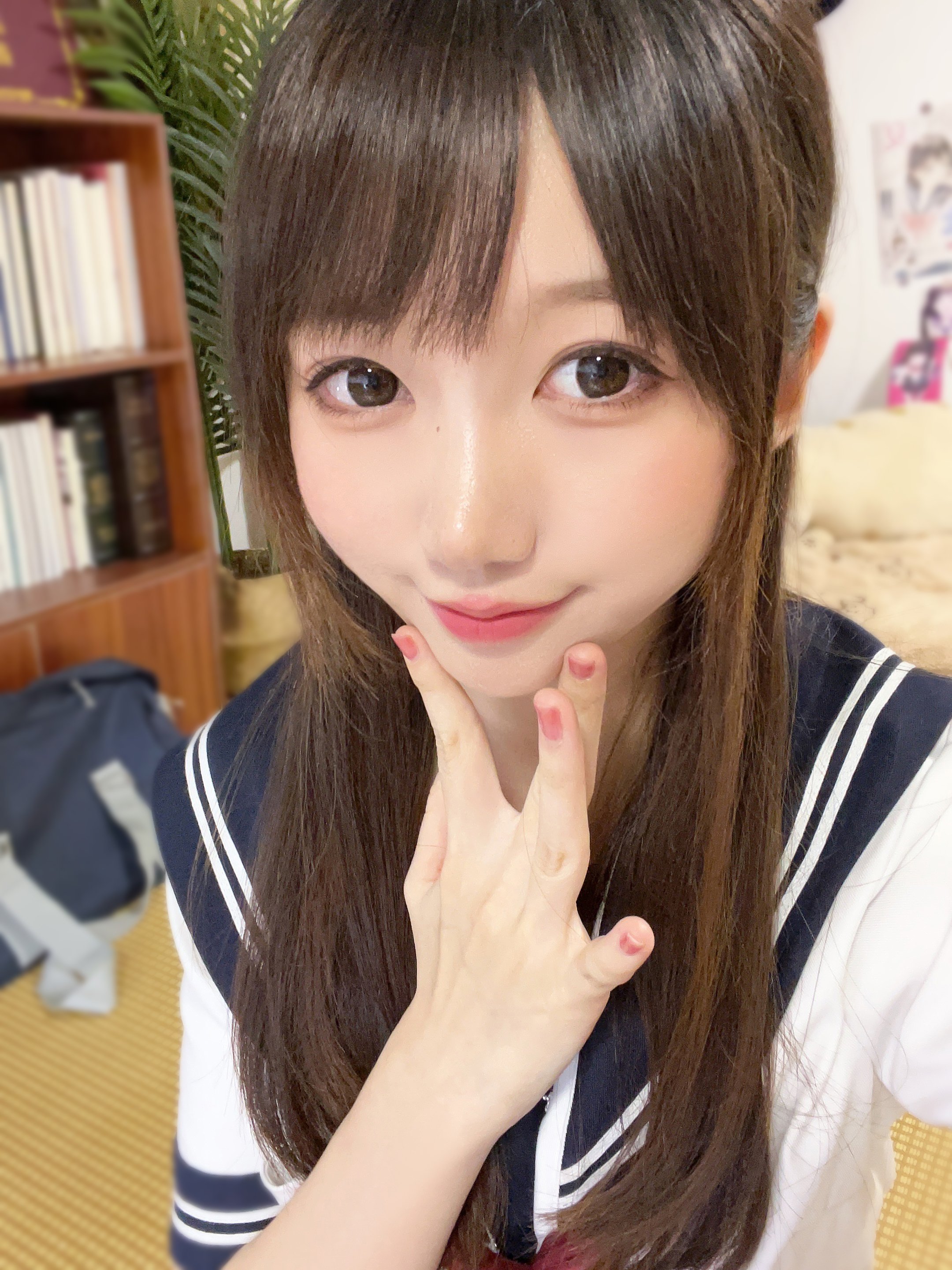 Nagisa魔物喵] 水手服x屁股