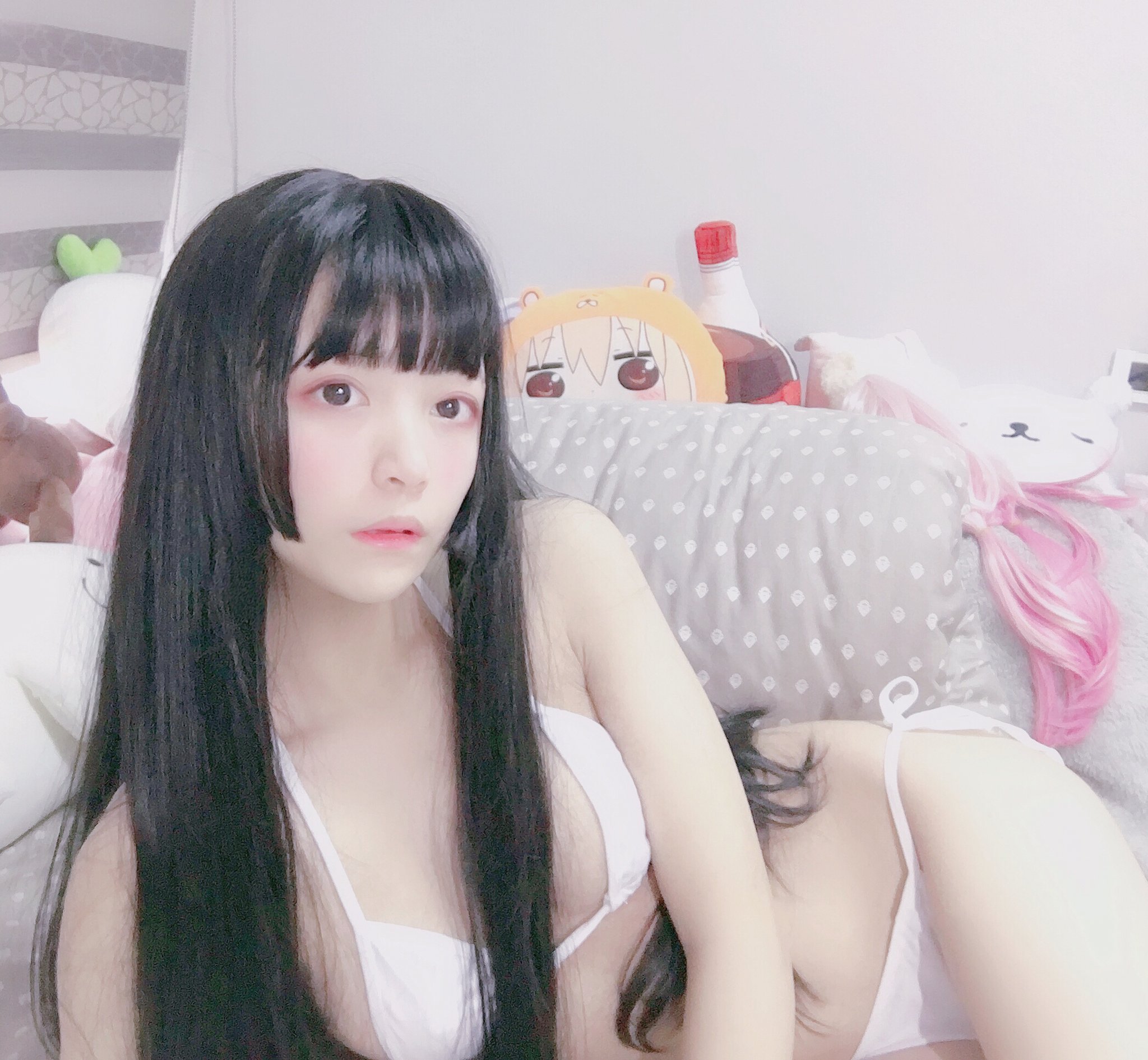 小奈奈] 白絲比基尼