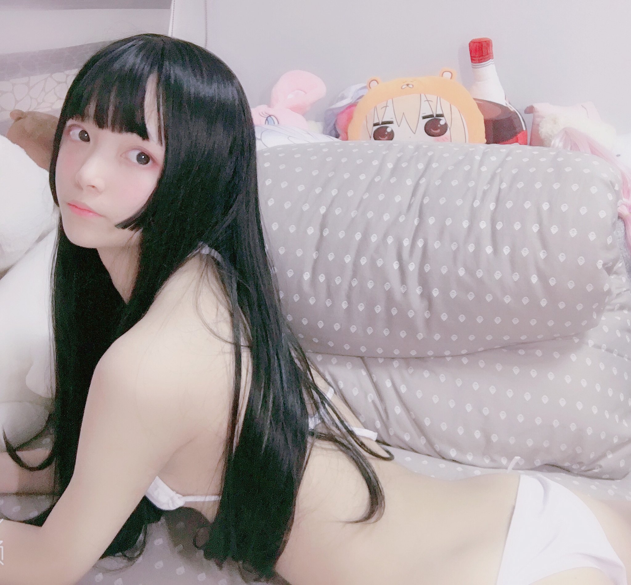 小奈奈] 白絲比基尼