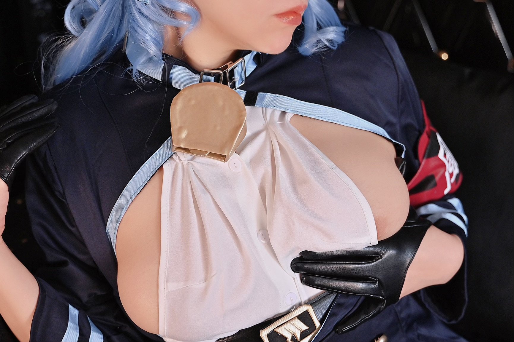 Ringo Mitsuki] Ringo Mitsuki Delusion Section vol.3: With fully exposed armpit and breasts, plump big butt miniskirt, what about morals! Quick pleasure fall of Blue Archive - Amanotsuyu Ako's cosplay (Blue Archive)